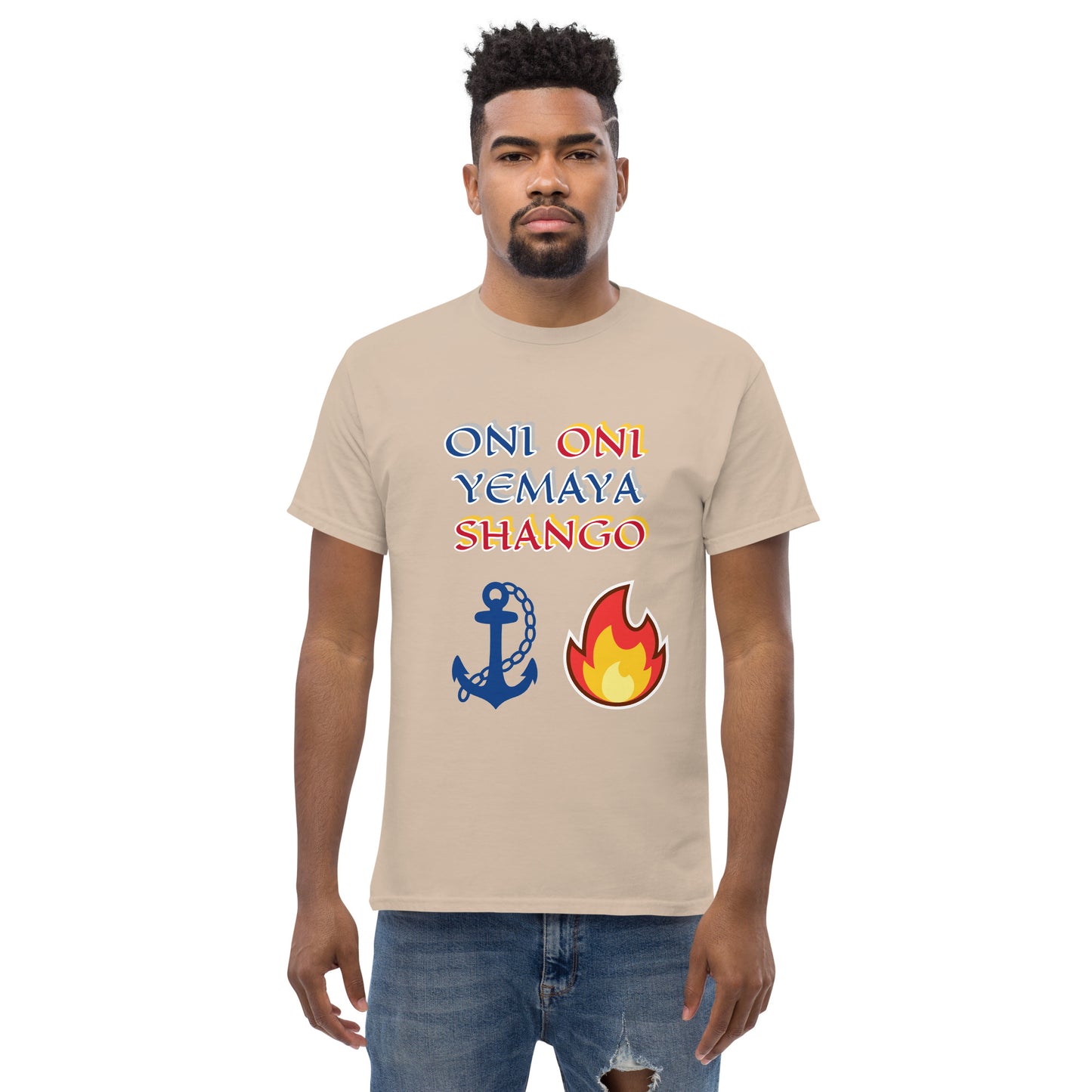 Oni Oni Yemaya/ Shango icon Lucumi Unisex classic tee