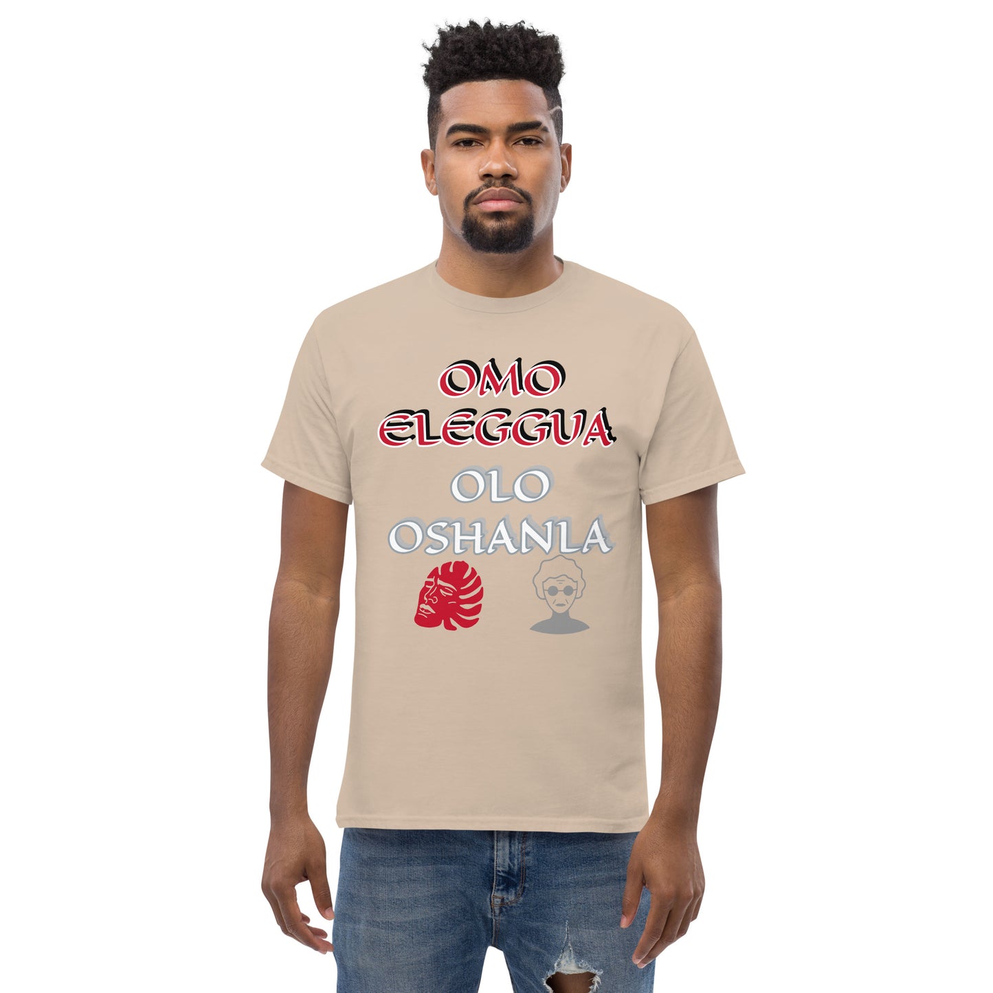 Omo Eleggua Olo OSHANLA icon Lucumi Unisex classic tee