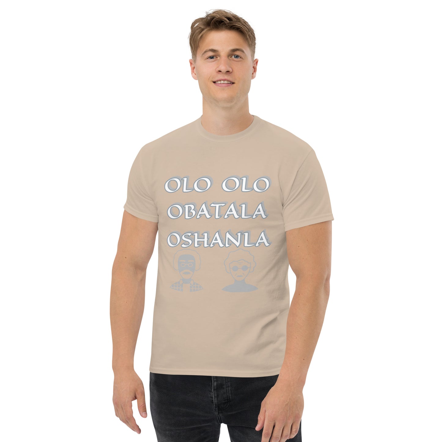 Olo Olo Obatala Oshanla Lucumi icon Unisex classic tee