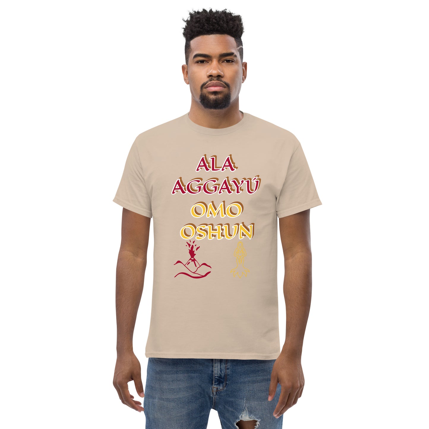 Ala Aggayu Omo Oshun Ololodi Lucumi icon Unisex classic tee