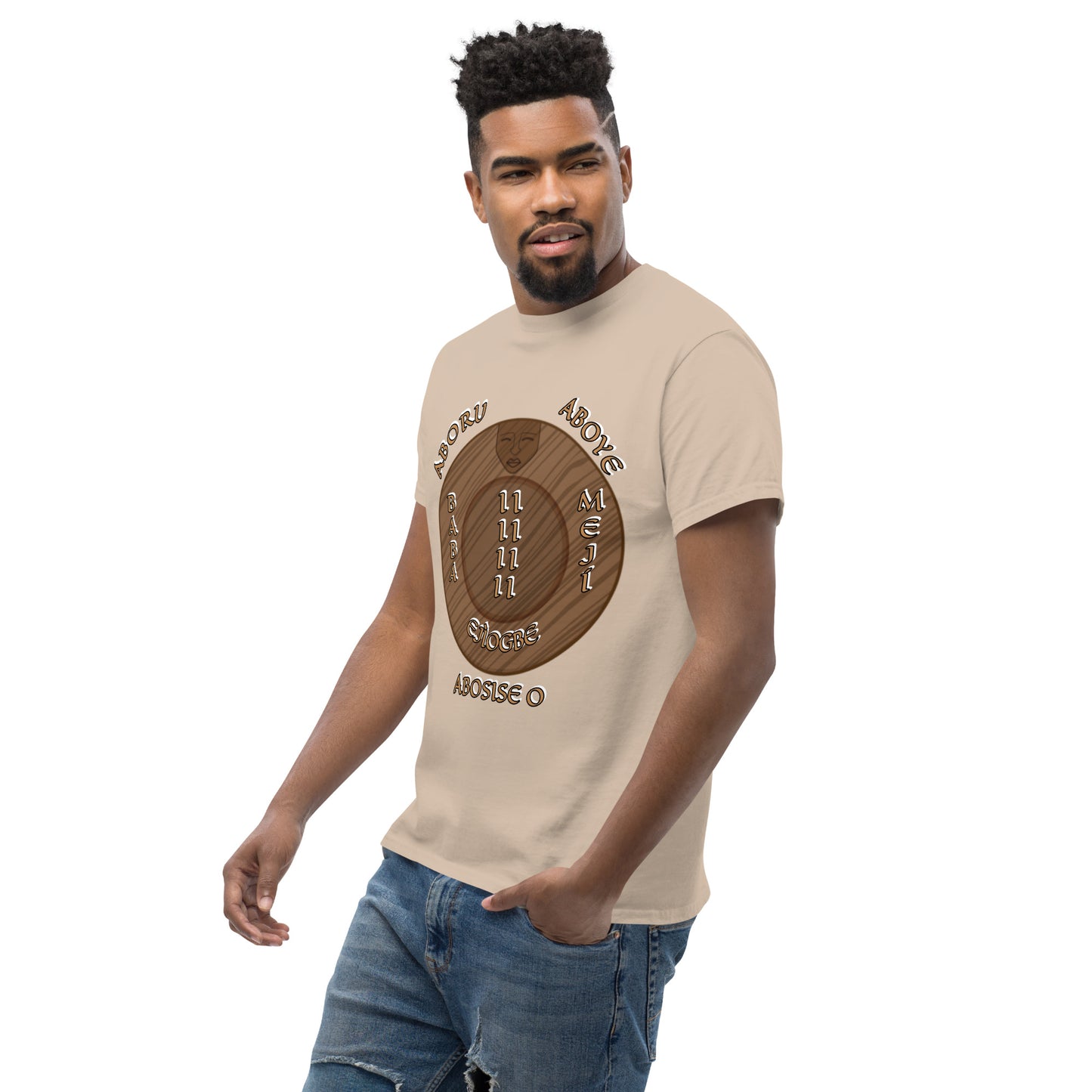 Baba Ejiogbe MEJI 2 Gold Unisex classic tee