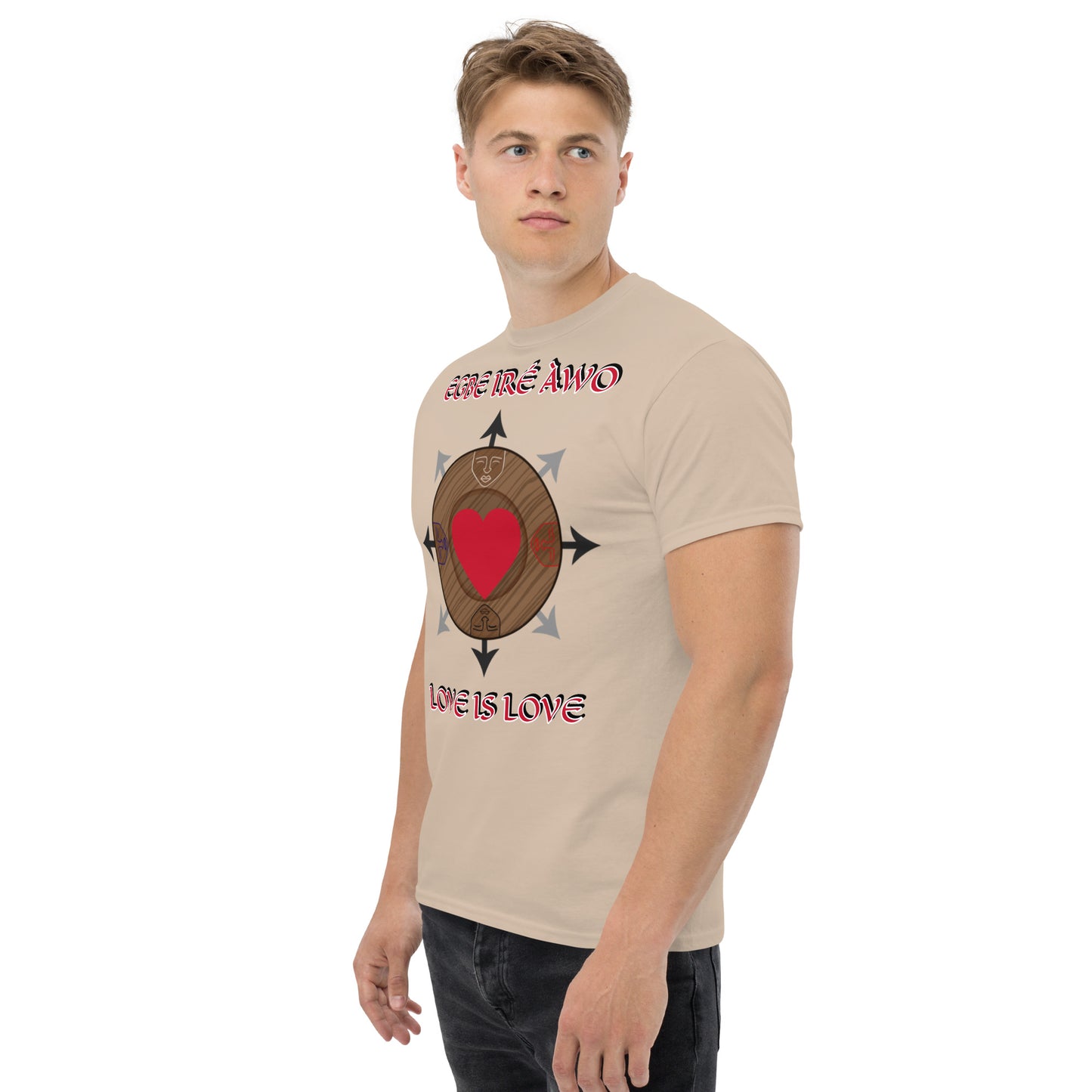 Egbe Ire Awo Logo Love is Love Unisex classic tee