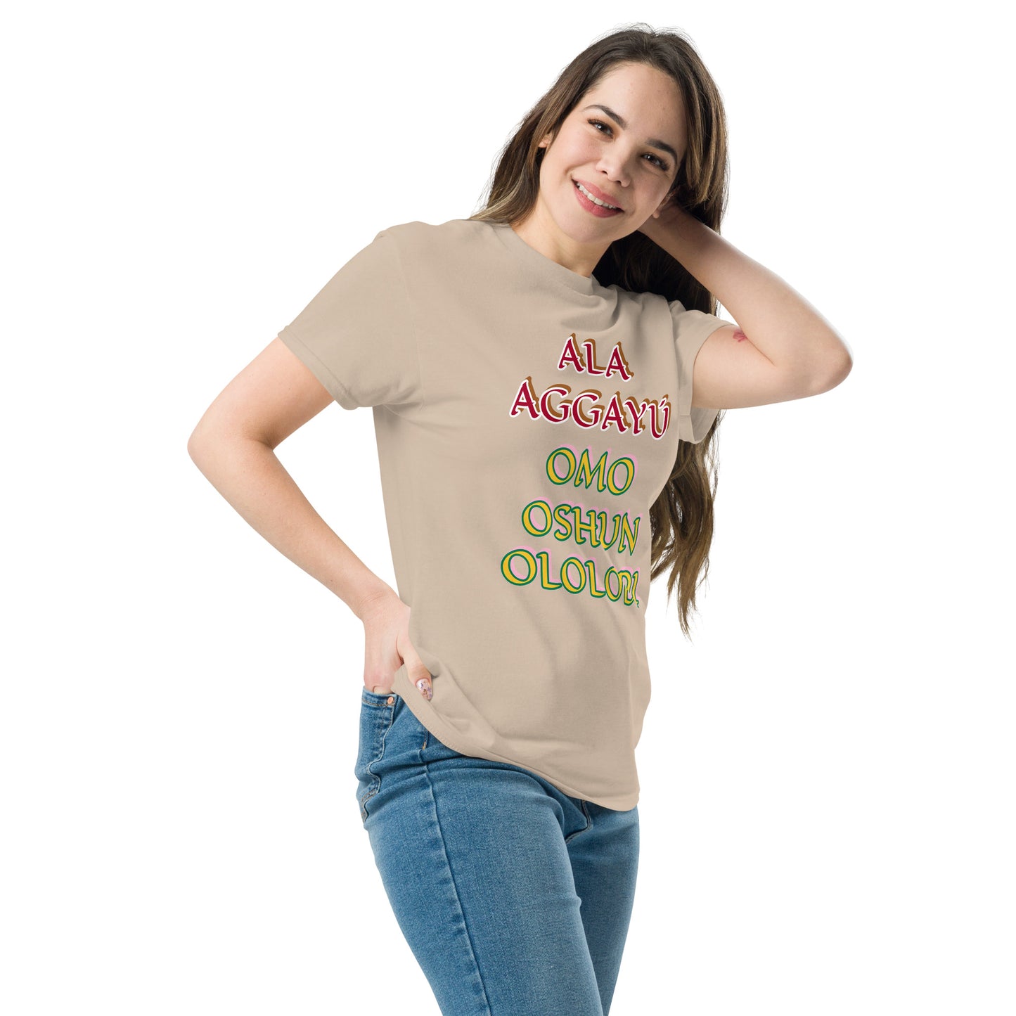 Ala Aggayu Omo Oshun Ololodi Lucumi Unisex classic tee