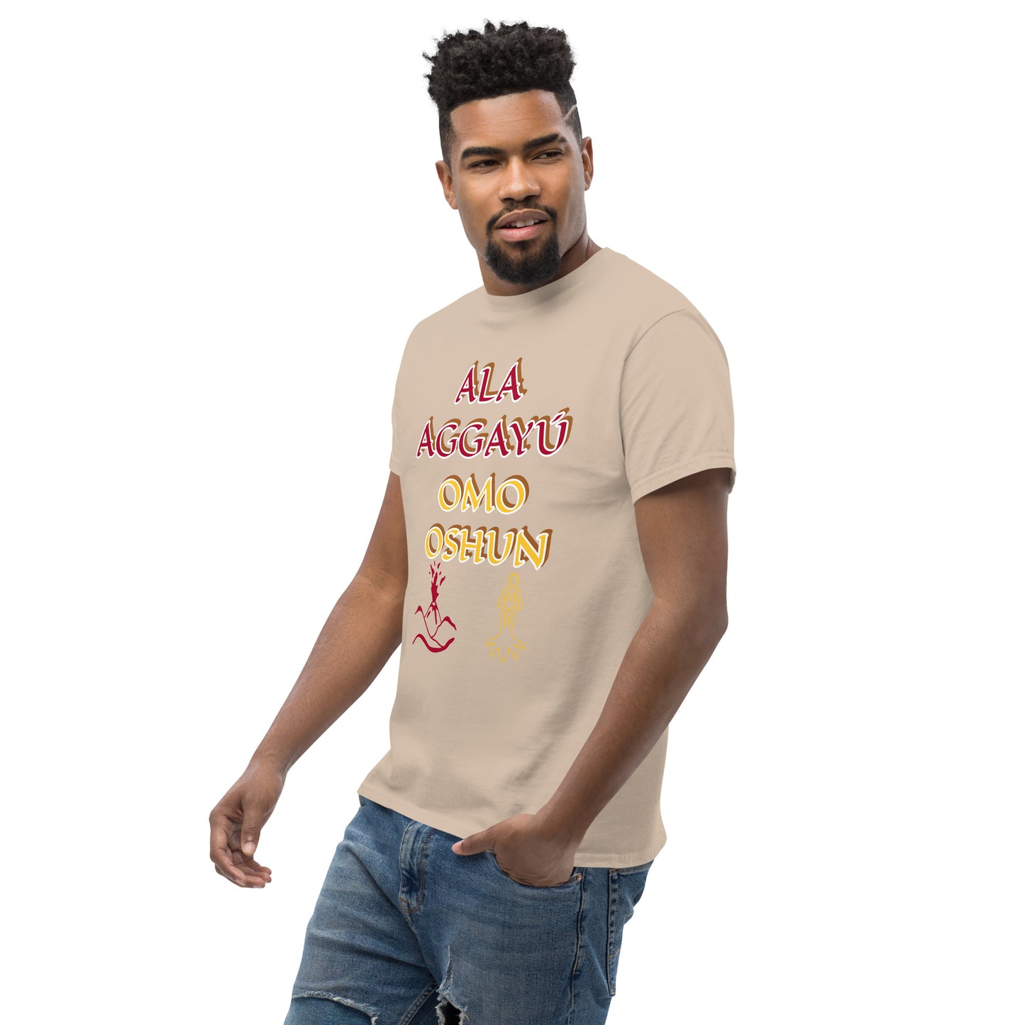 Ala Aggayu Omo Oshun Ololodi Lucumi icon Unisex classic tee
