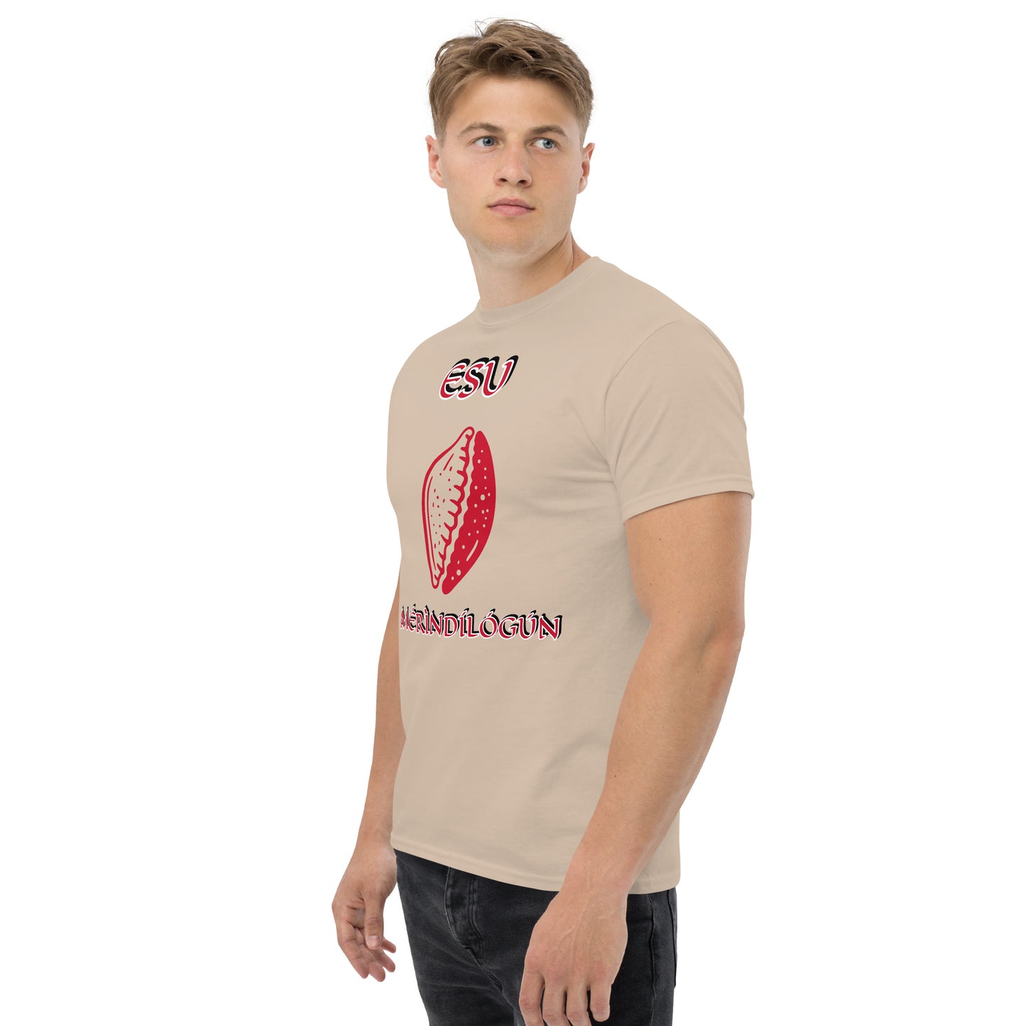 ESU Merindinlogun Isese Red Unisex classic tee