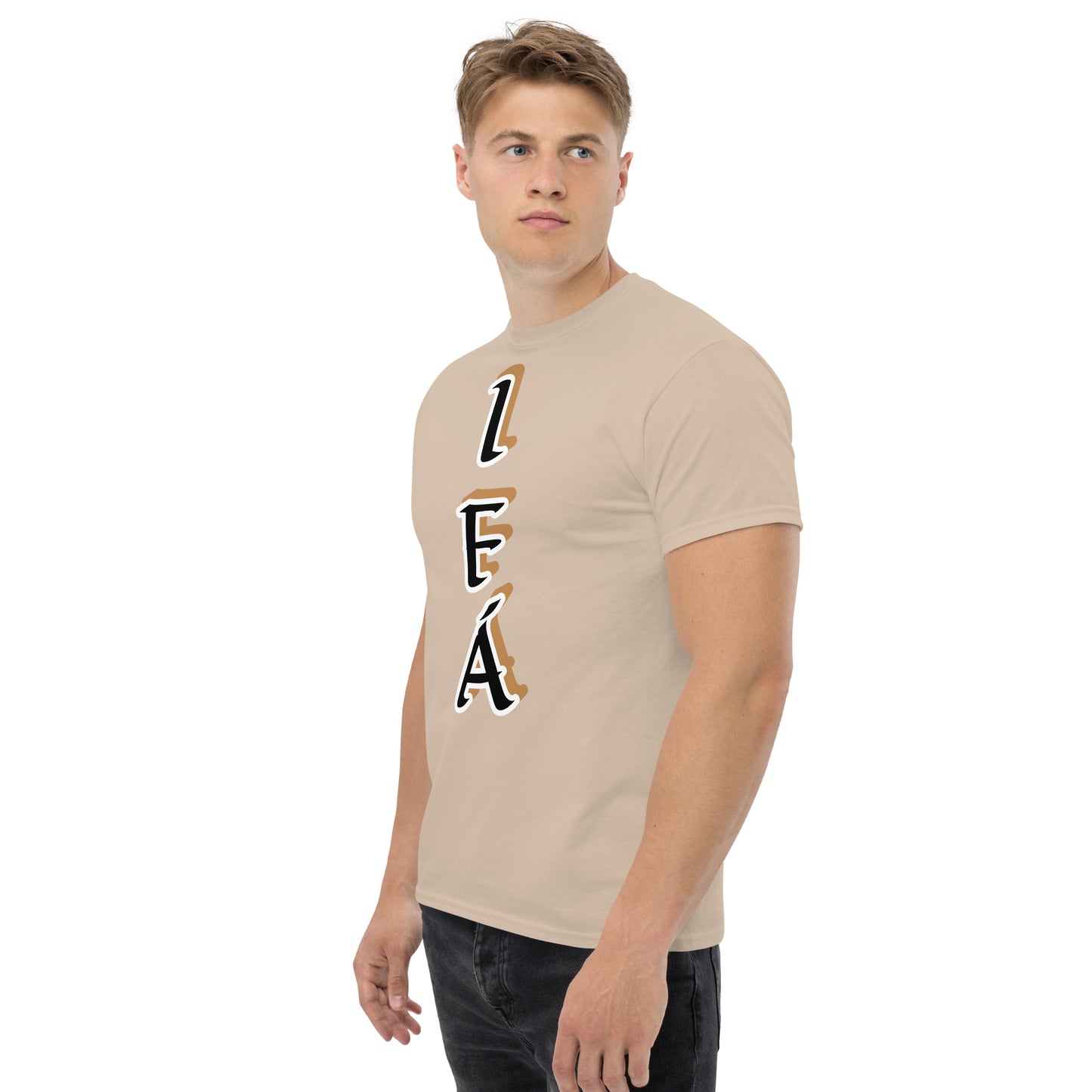 IFÁ Vertical Black/Gold Unisex classic tee