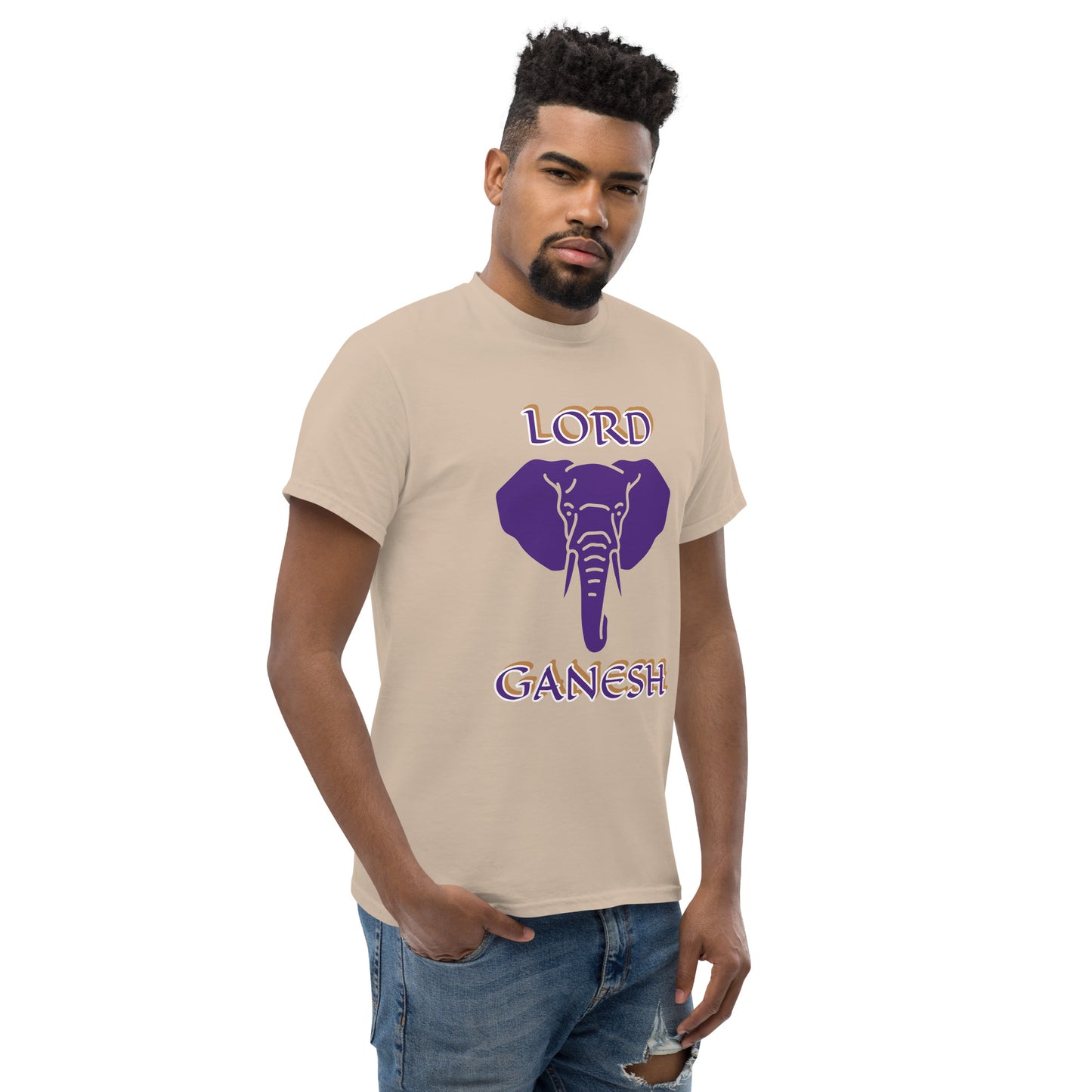 Lord Ganesh Purple Unisex classic tee