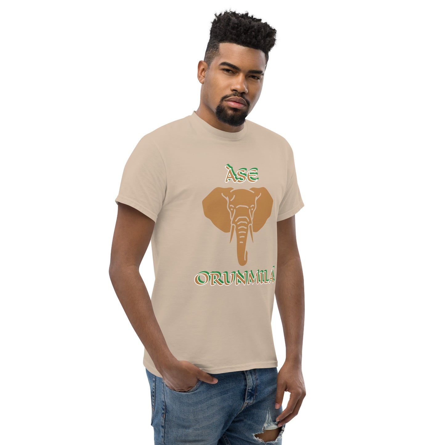 Ase Orunmila Isese reverse Unisex classic tee