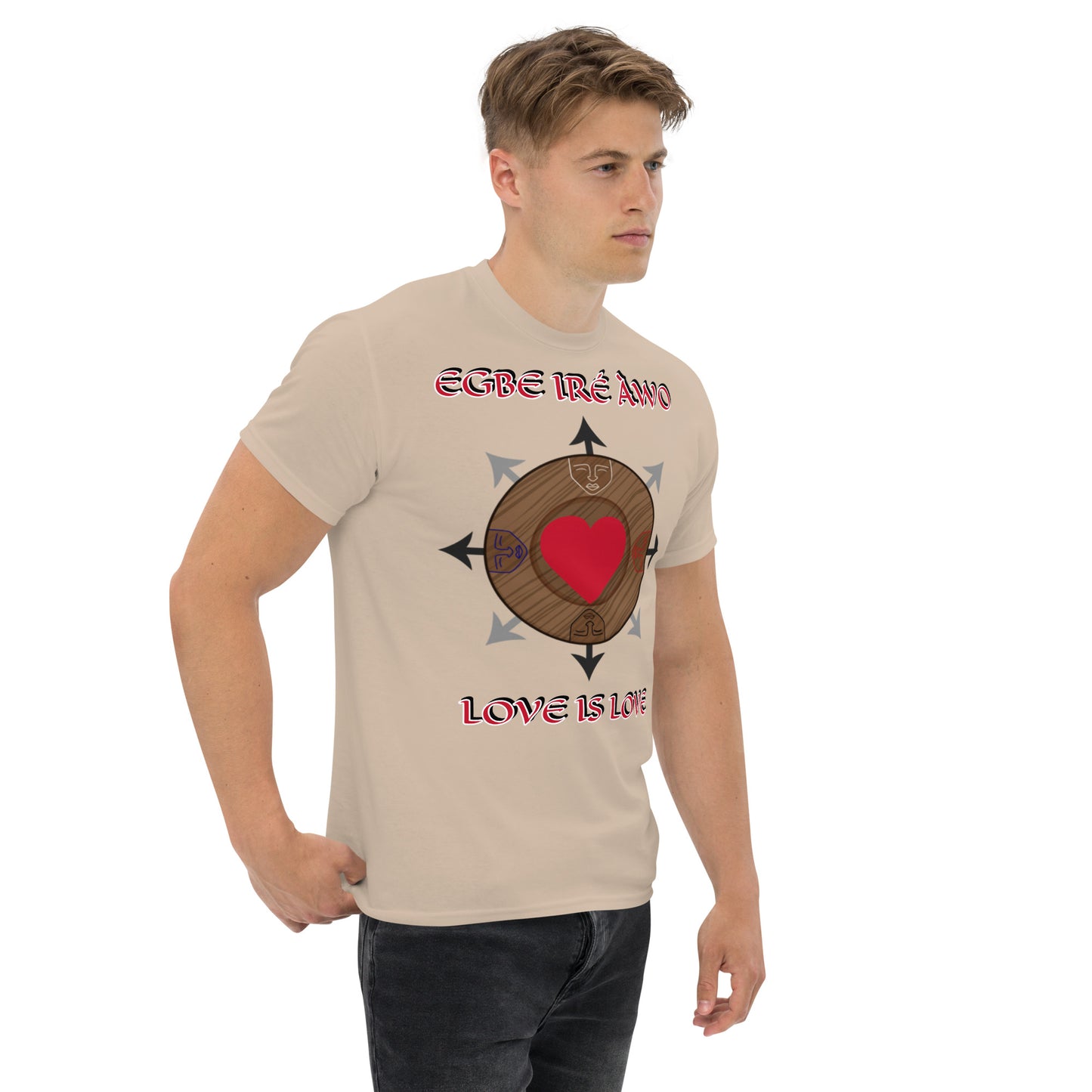 Egbe Ire Awo Logo Love is Love Unisex classic tee