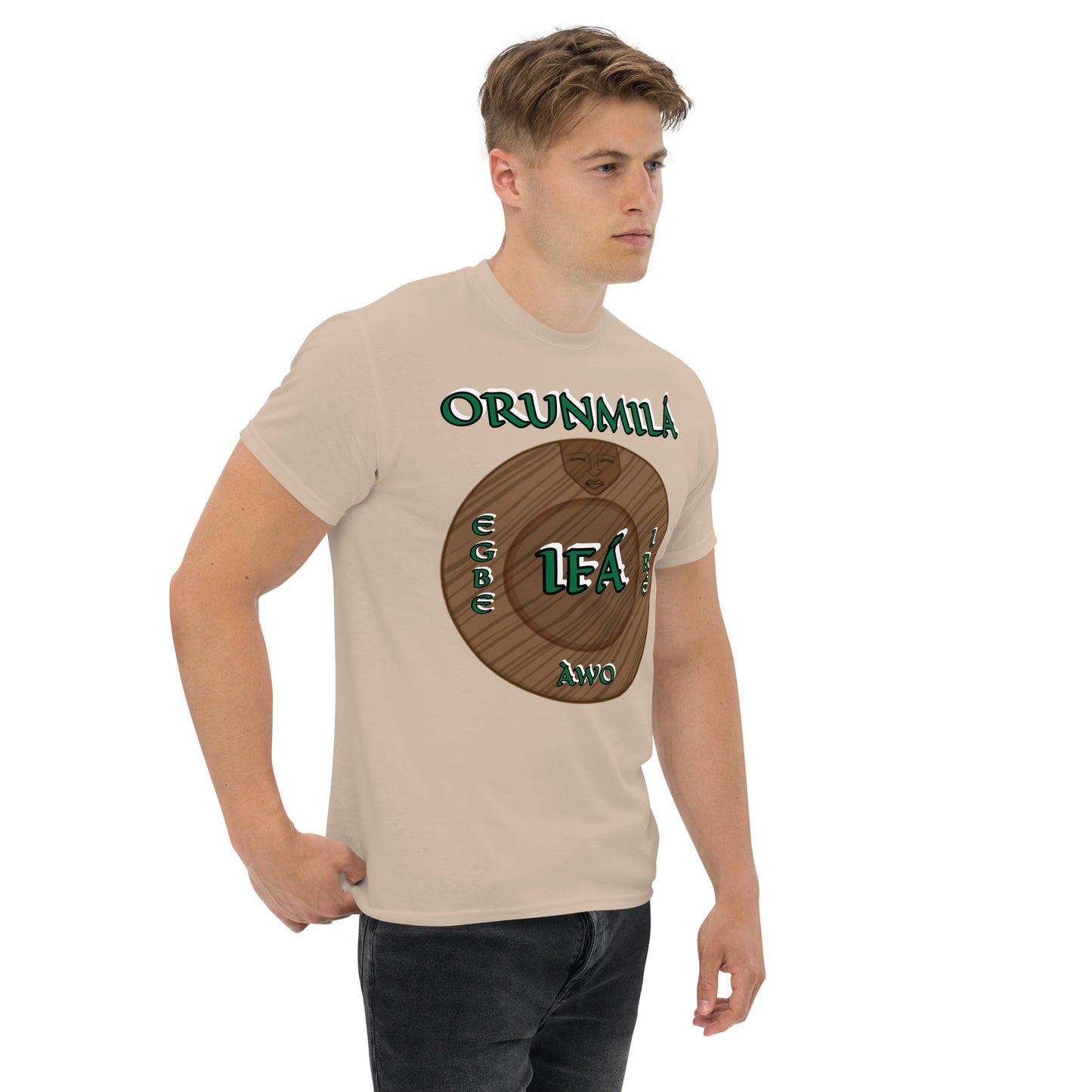 ORUNMILÁ Egbe IRÉ ÀWO Logo  Ifa Aje ju Ogun Unisex classic tee