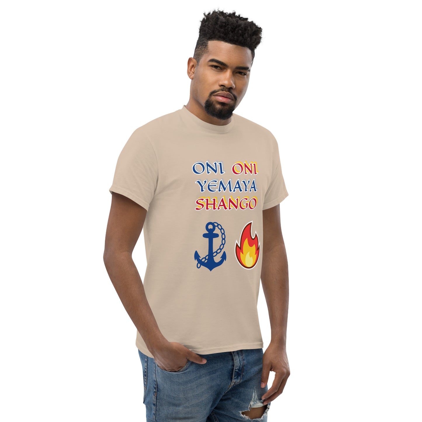 Oni Oni Yemaya/ Shango icon Lucumi Unisex classic tee