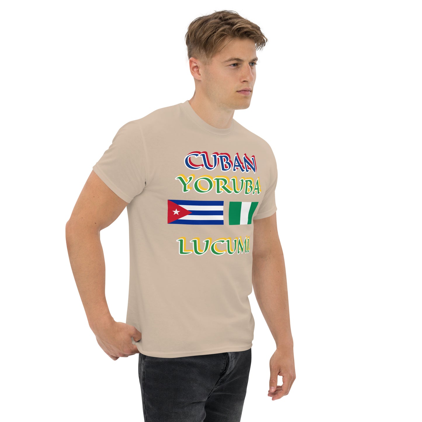 Cuban Yoruba Lucumi Dual Flag Unisex classic tee