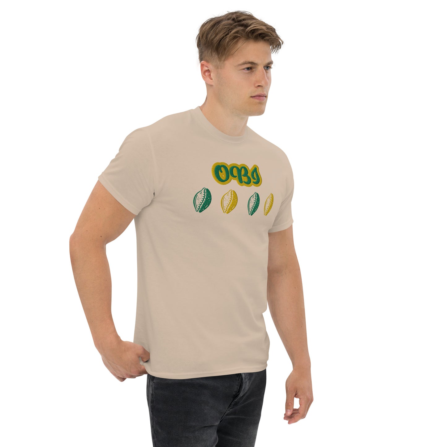 OBI Lucumi Embroidered Unisex classic tee