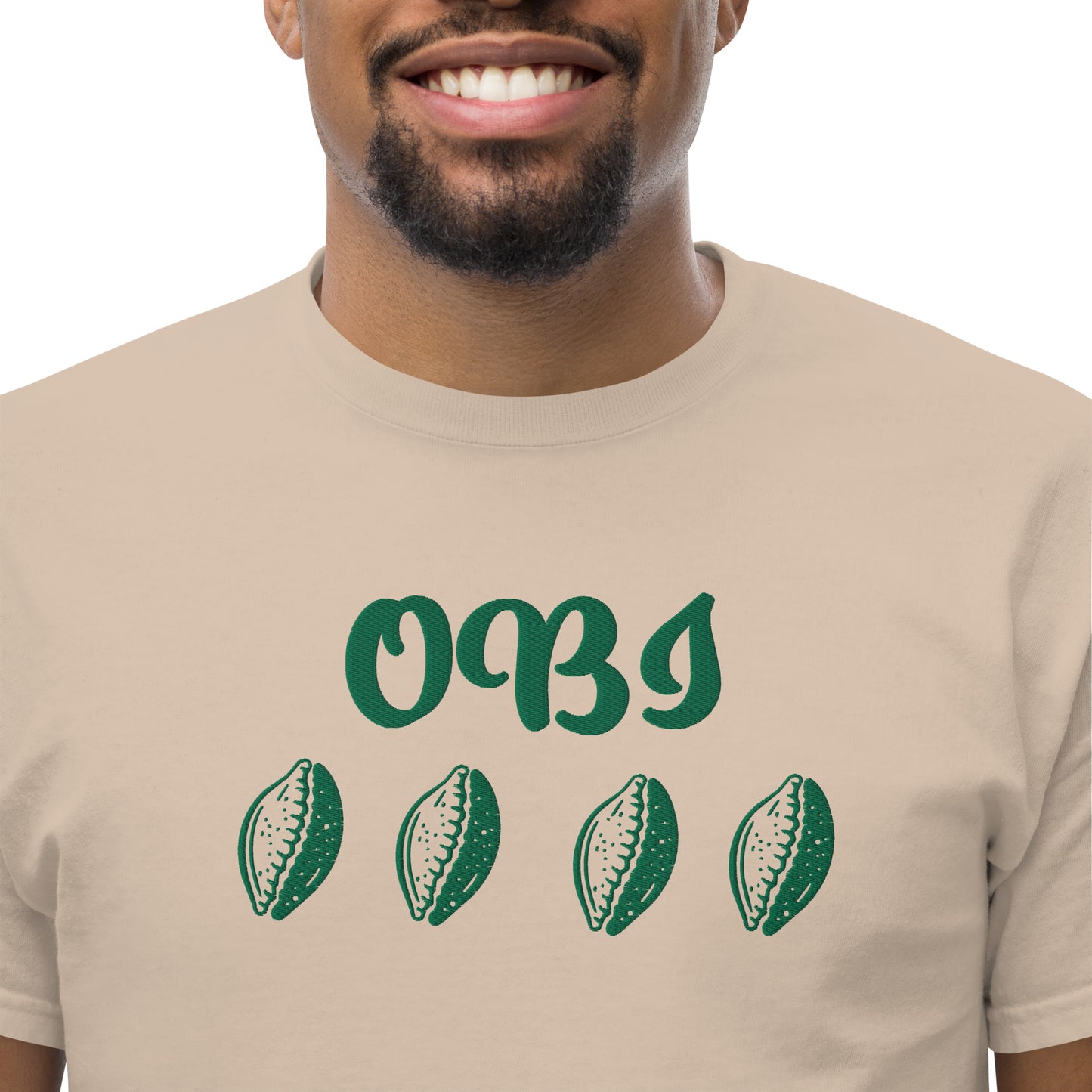 OBI Green Embroidered Unisex classic tee