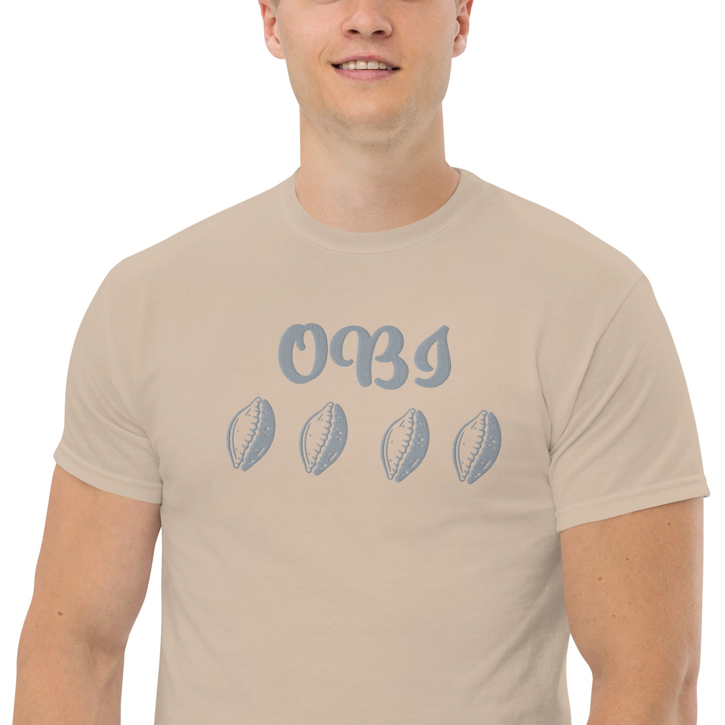 OBI Silver Embroidered Unisex classic tee
