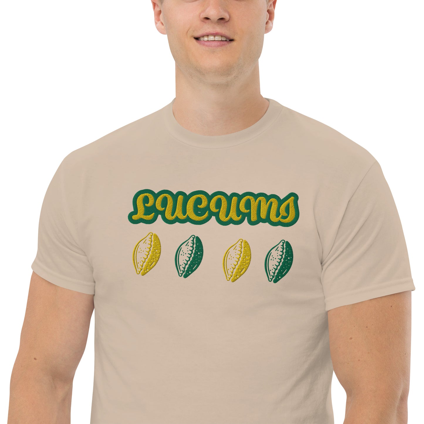 Lucumi Cowrie Reversed Embroidered Unisex classic tee