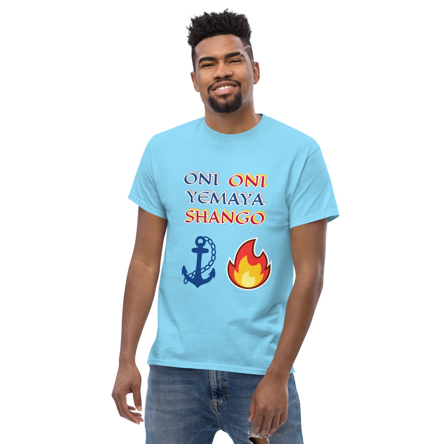 Oni Oni Yemaya/ Shango icon Lucumi Unisex classic tee