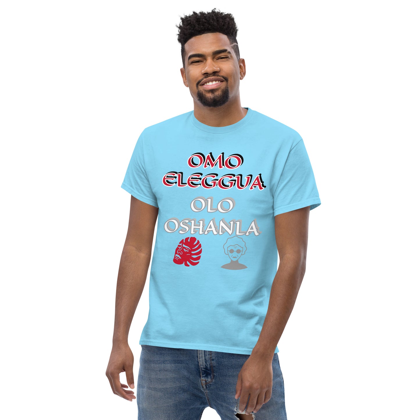 Omo Eleggua Olo OSHANLA icon Lucumi Unisex classic tee