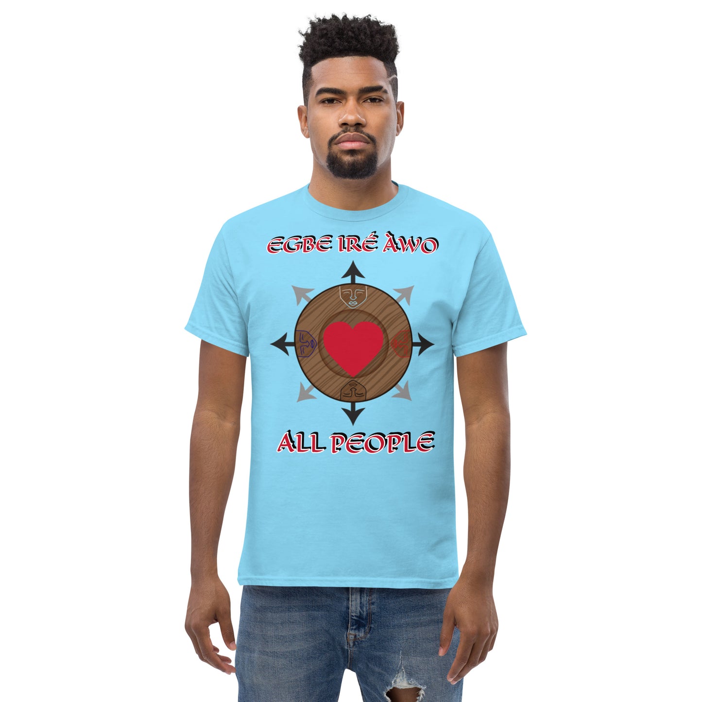 Egbe Ire Awo Logo Love all people Unisex classic tee