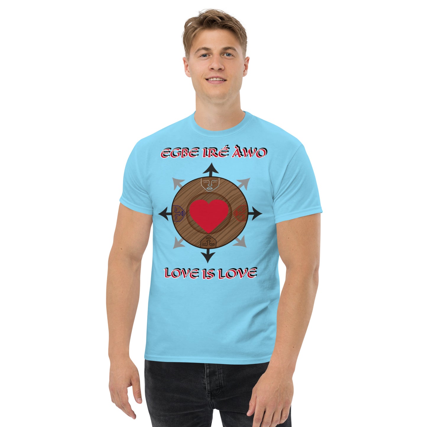 Egbe Ire Awo Logo Love is Love Unisex classic tee