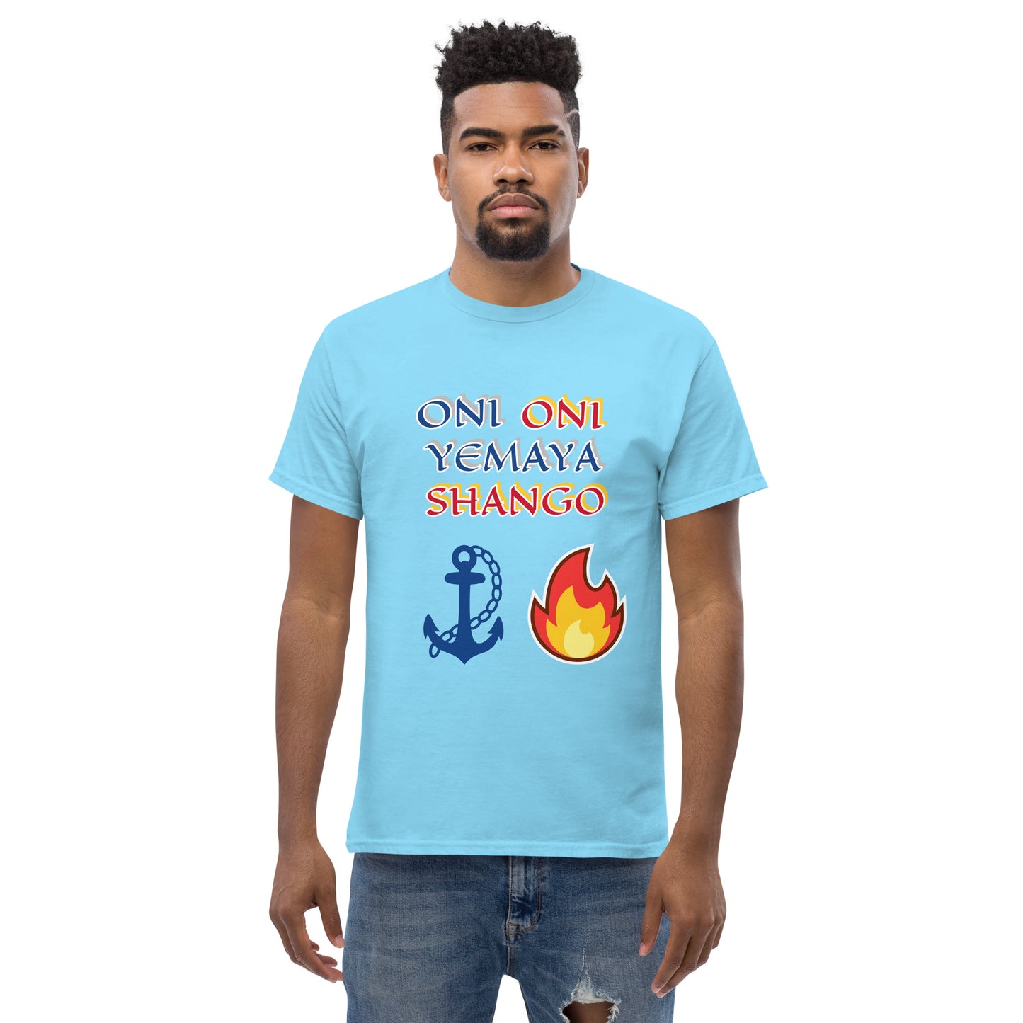 Oni Oni Yemaya/ Shango icon Lucumi Unisex classic tee