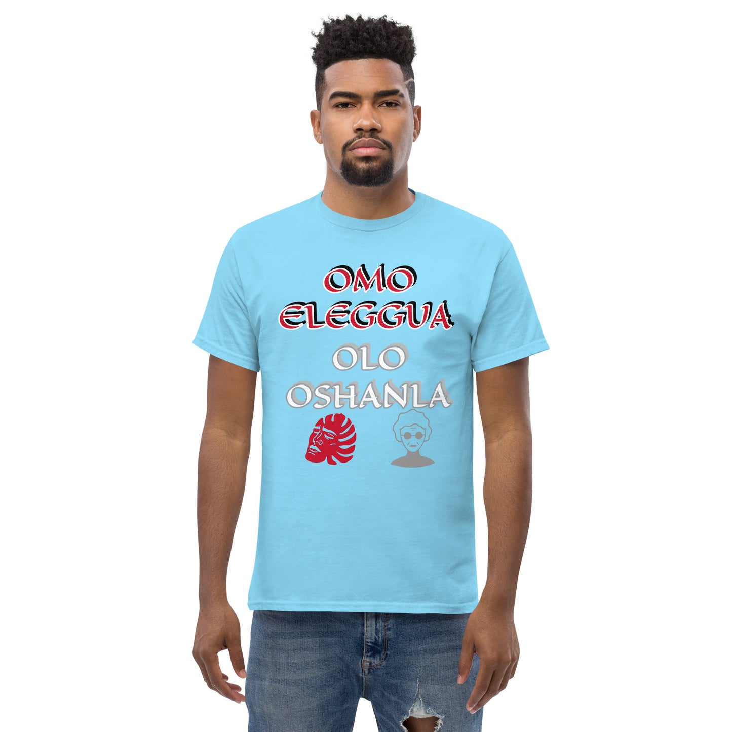 Omo Eleggua Olo OSHANLA icon Lucumi Unisex classic tee