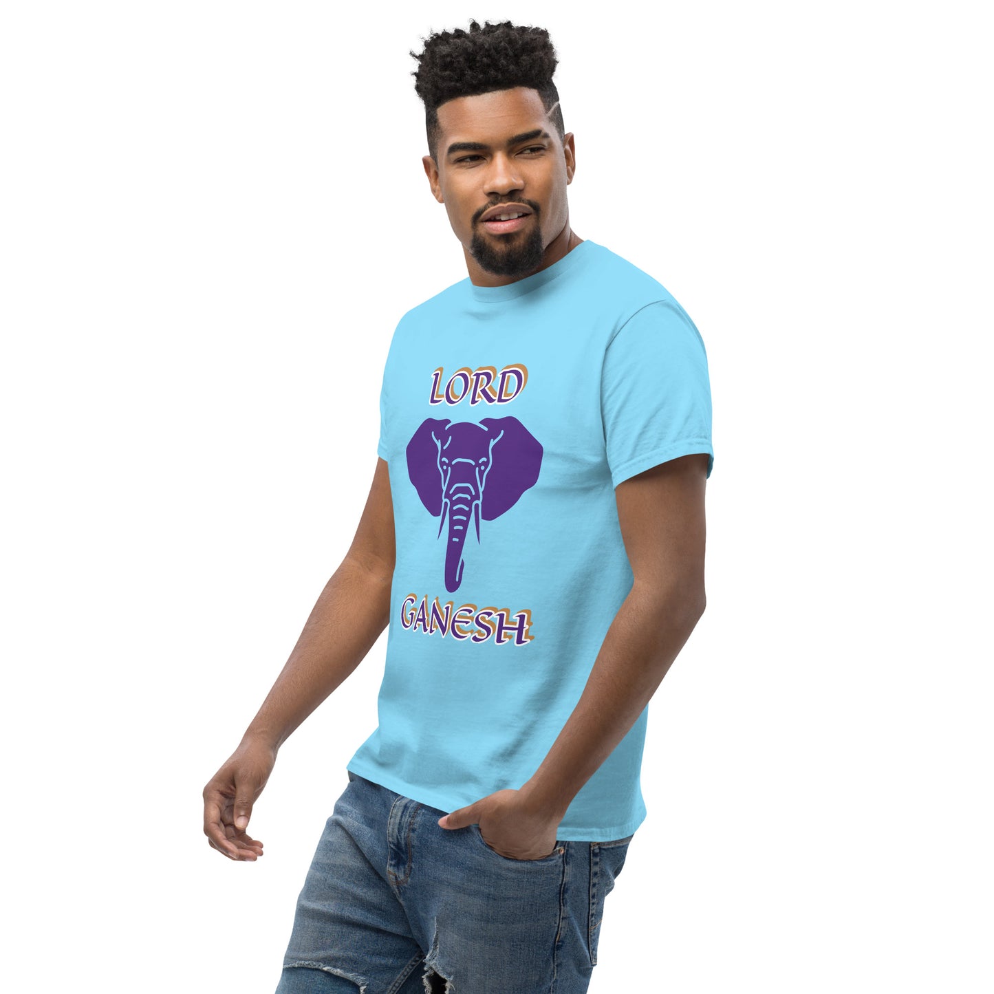 Lord Ganesh Purple Unisex classic tee