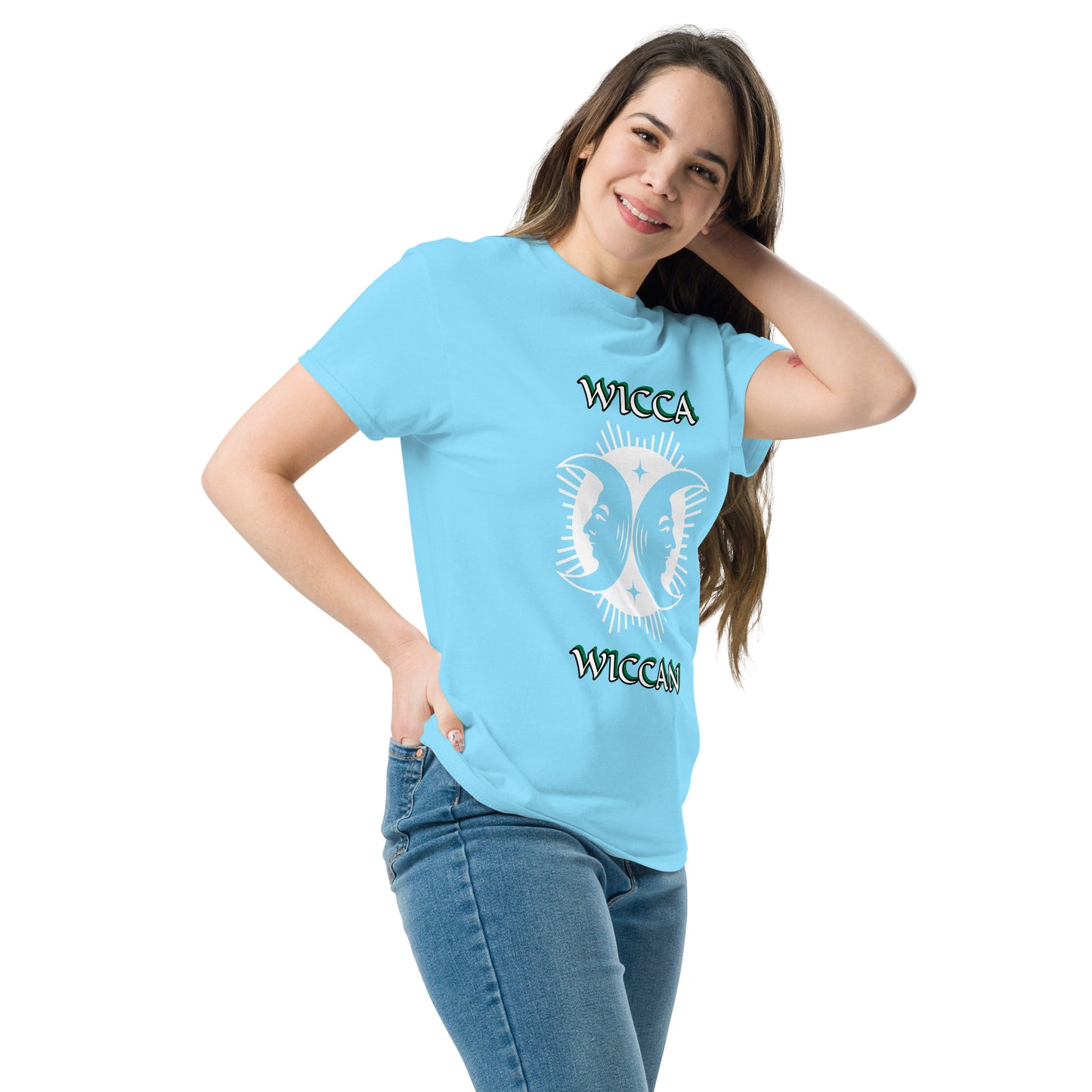 Wicca White Wiccan Unisex classic tee