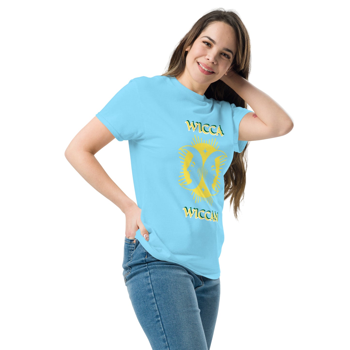 Wicca Yellow Wiccan Unisex classic tee