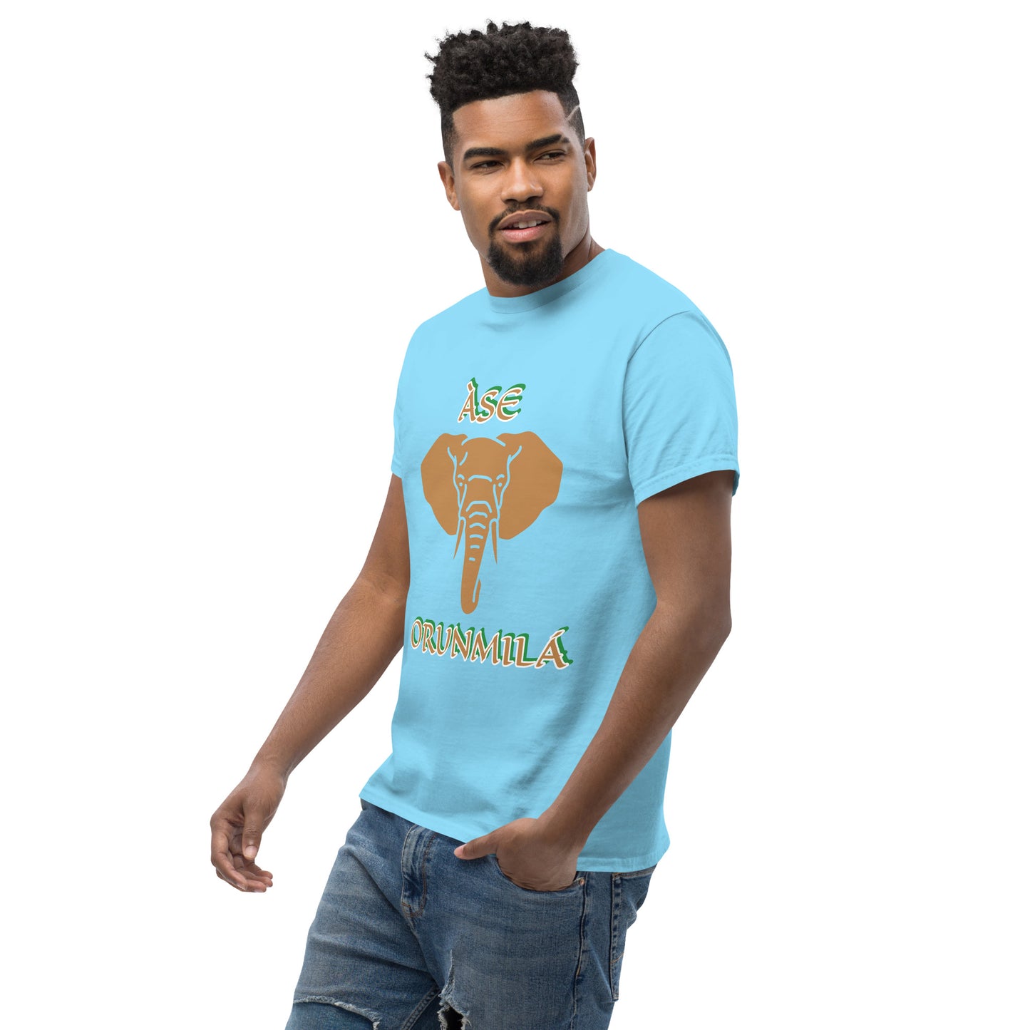 Ase Orunmila Isese reverse Unisex classic tee