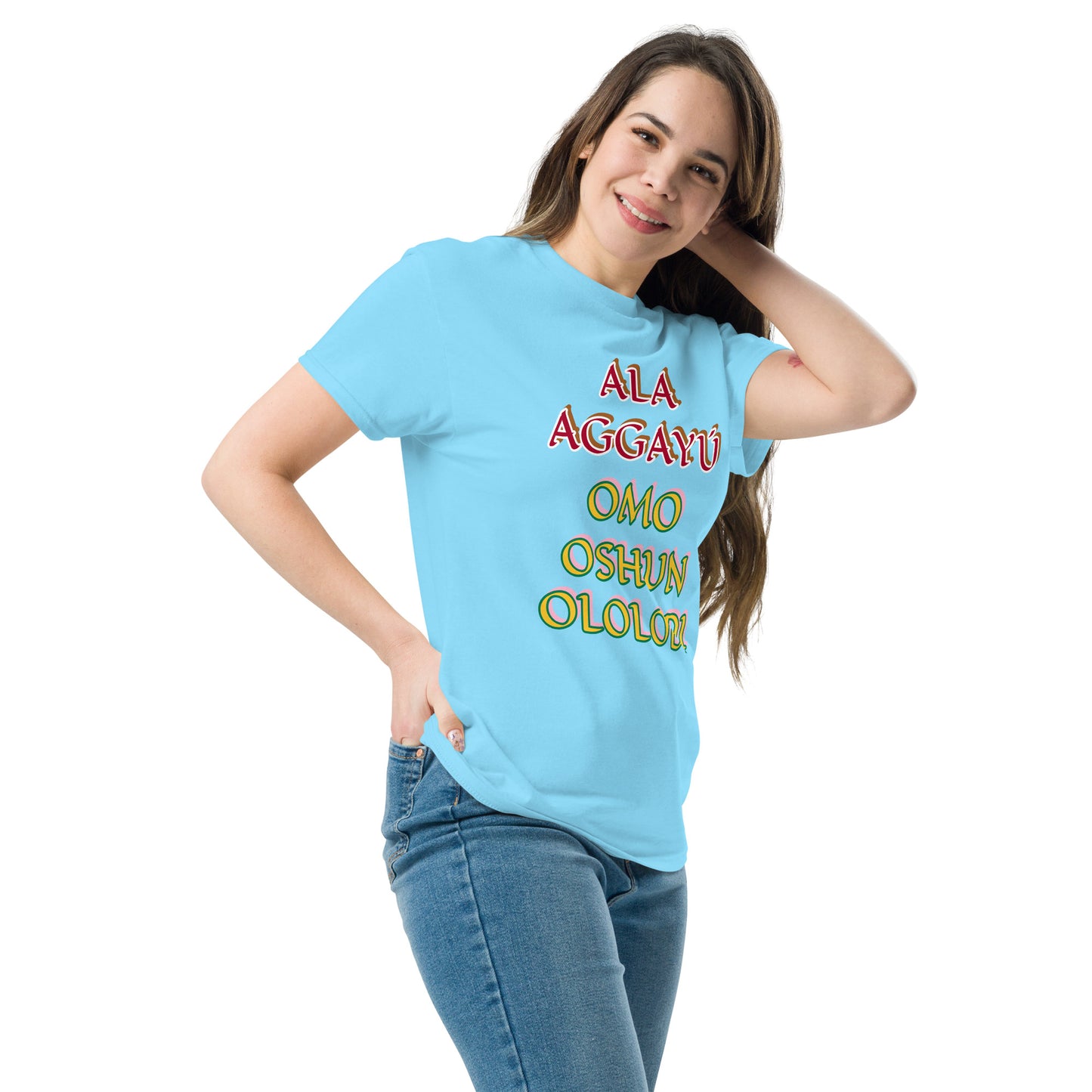 Ala Aggayu Omo Oshun Ololodi Lucumi Unisex classic tee