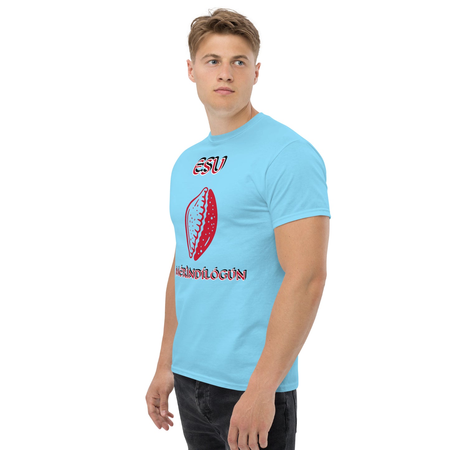 ESU Merindinlogun Isese Red Unisex classic tee