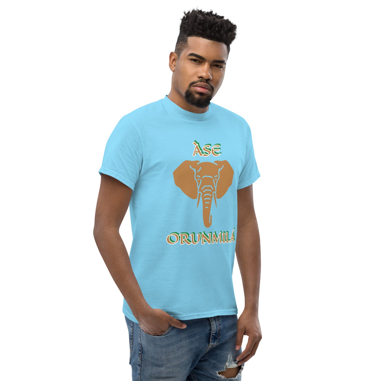 Ase Orunmila Isese reverse Unisex classic tee