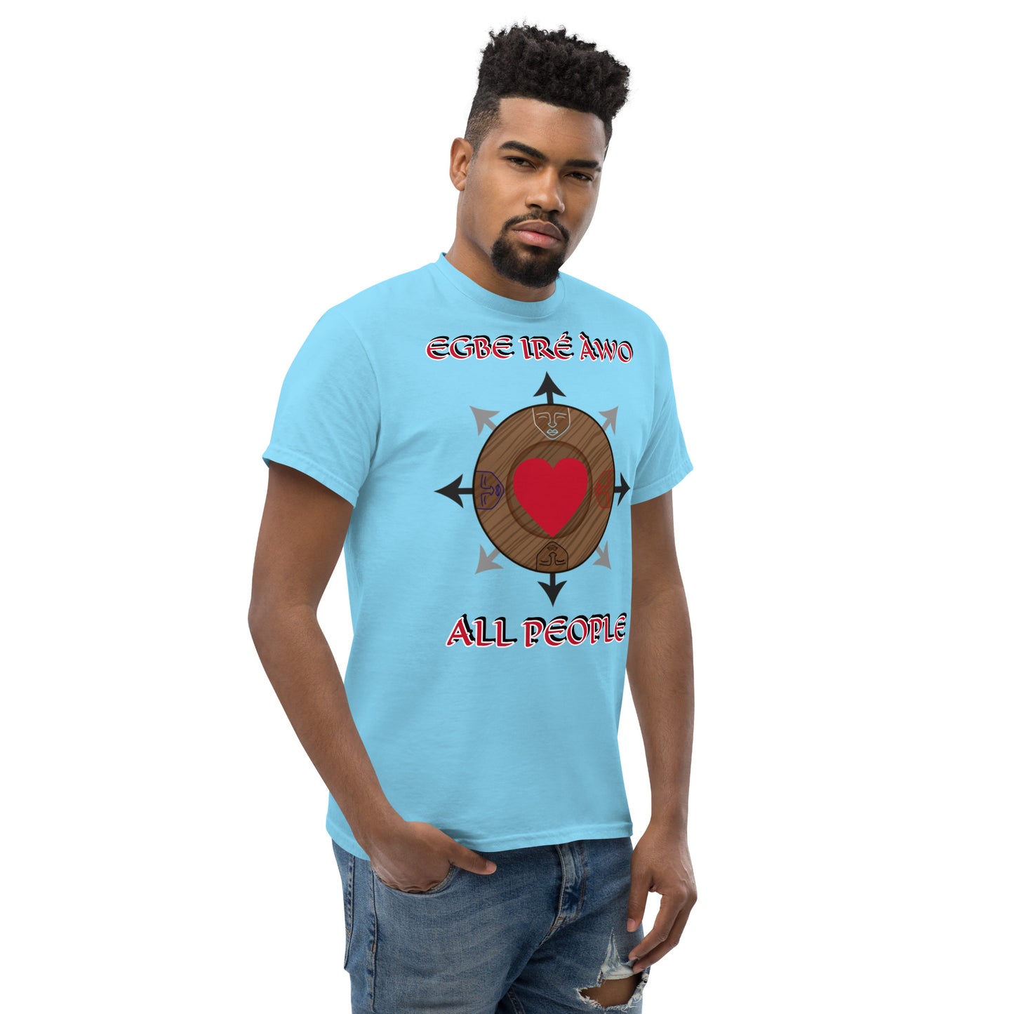 Egbe Ire Awo Logo Love all people Unisex classic tee