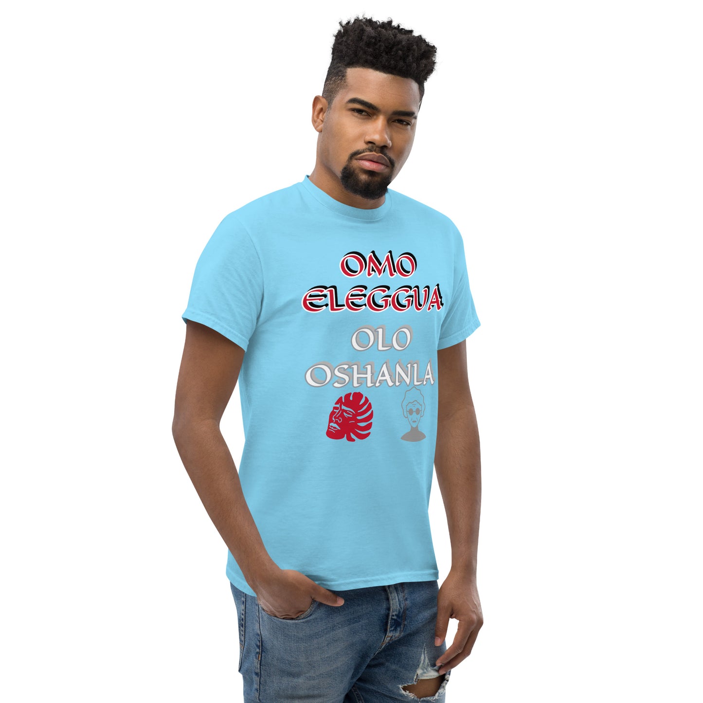 Omo Eleggua Olo OSHANLA icon Lucumi Unisex classic tee