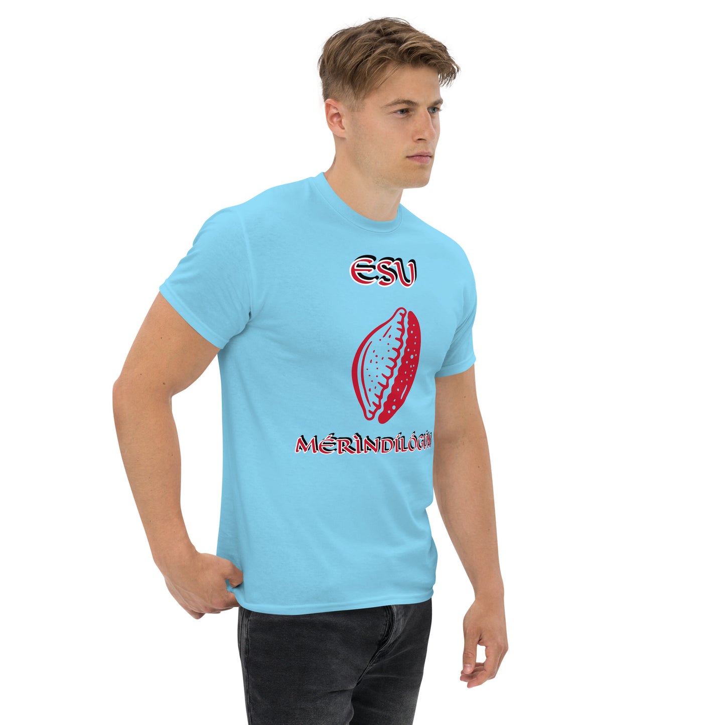 ESU Merindinlogun Isese Red Unisex classic tee