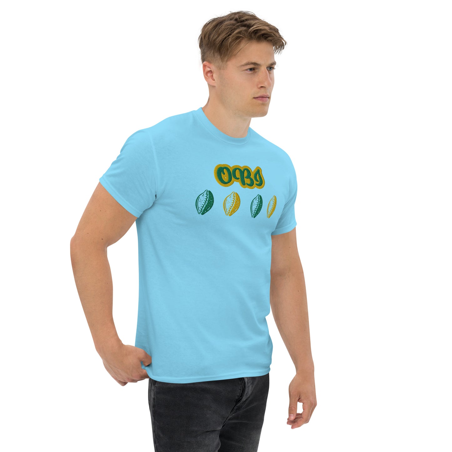 OBI Lucumi Embroidered Unisex classic tee