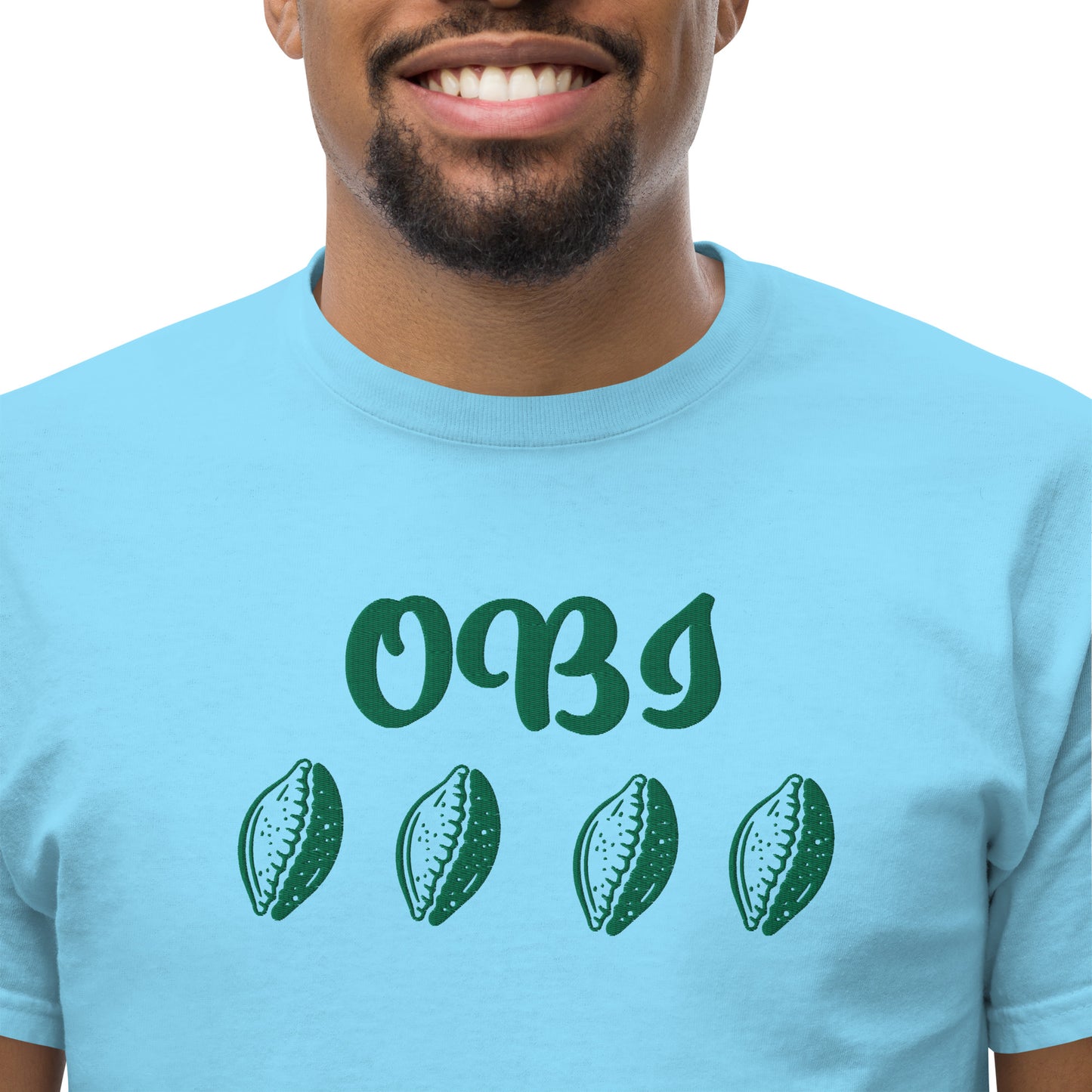 OBI Green Embroidered Unisex classic tee