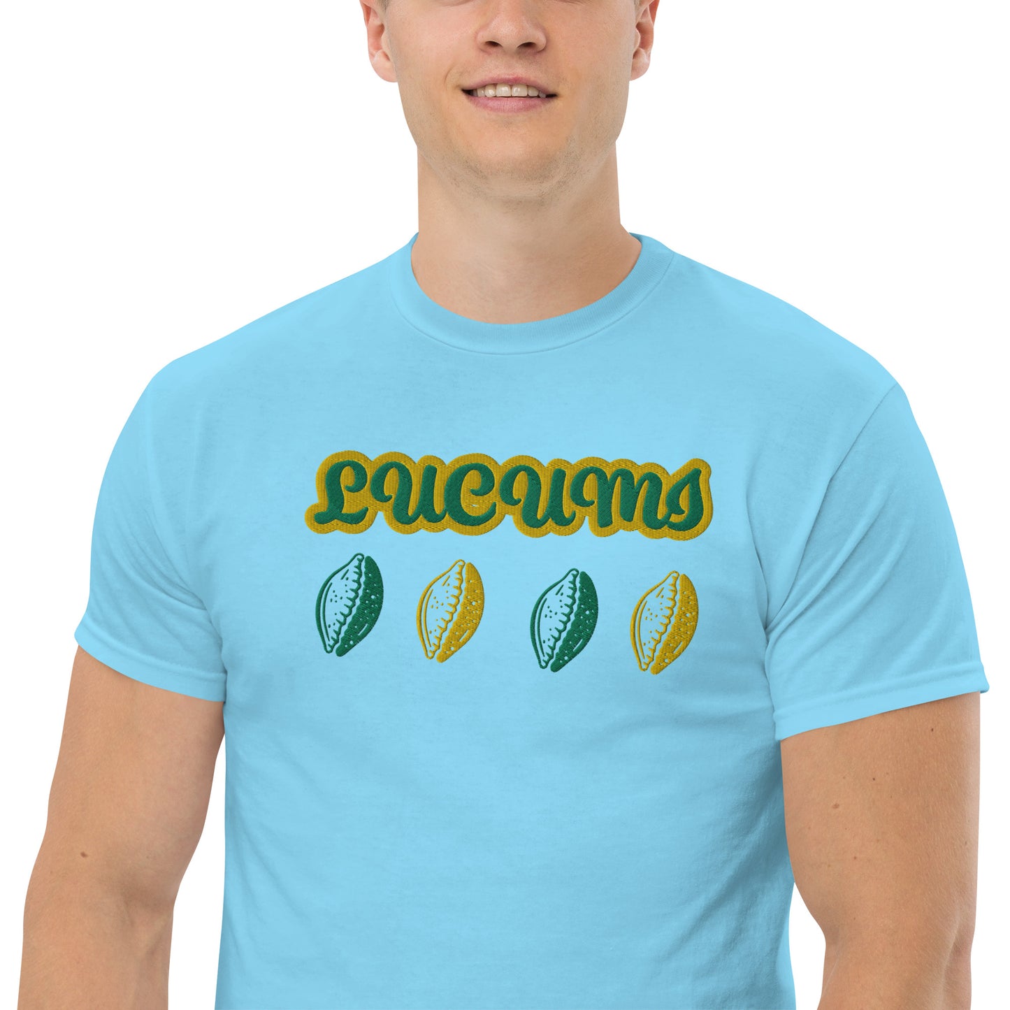 Lucumi Cowrie Embroidered Unisex classic tee