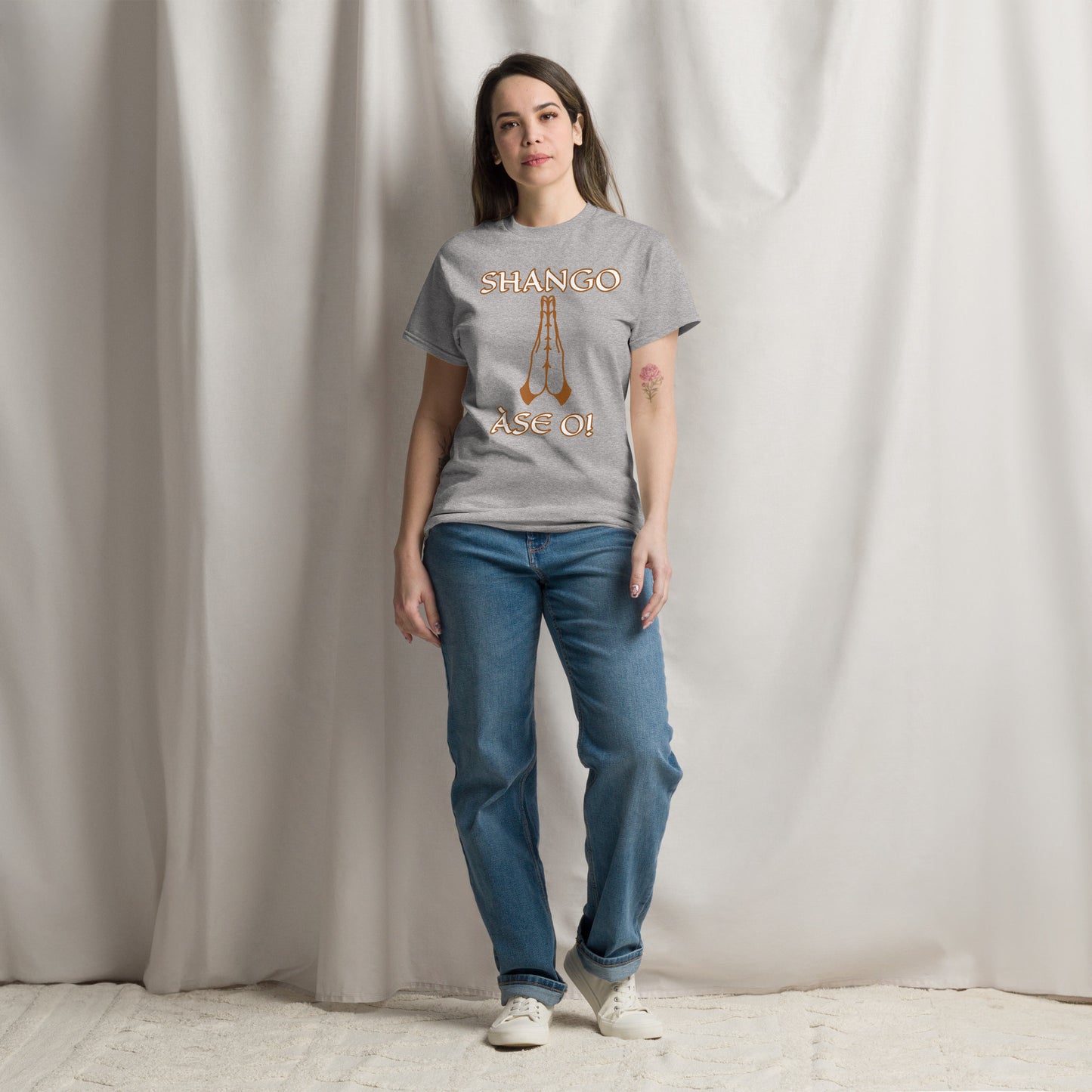 Shango Lucumi Ase o Unisex classic tee