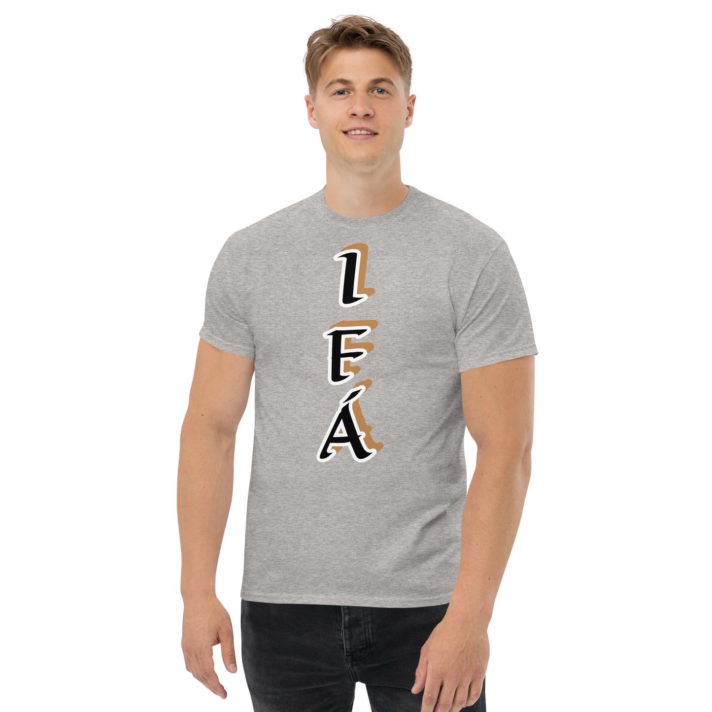 IFÁ Vertical Black/Gold Unisex classic tee