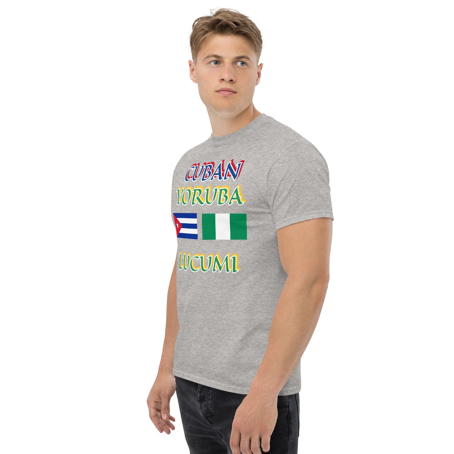 Cuban Yoruba Lucumi Dual Flag Unisex classic tee