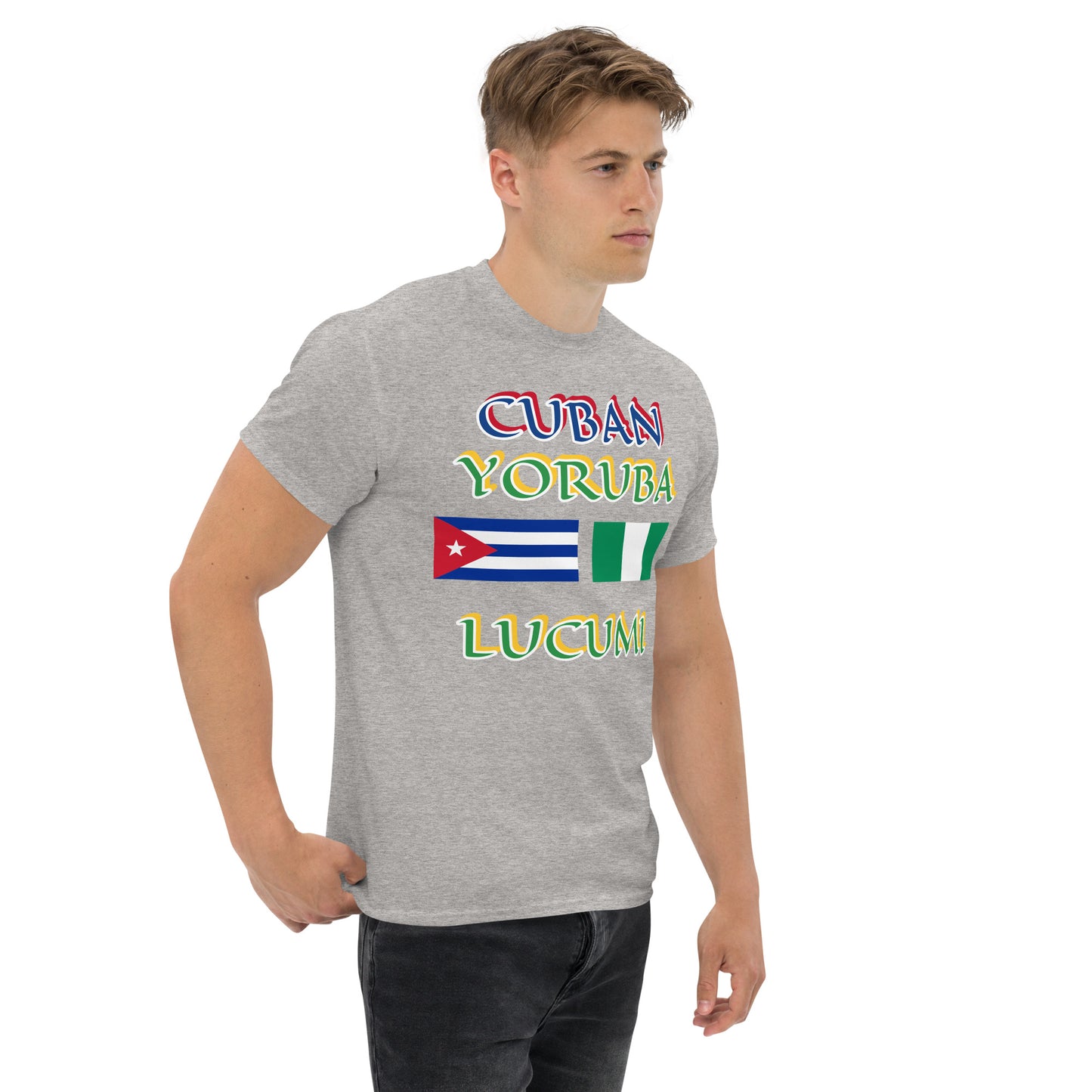 Cuban Yoruba Lucumi Dual Flag Unisex classic tee