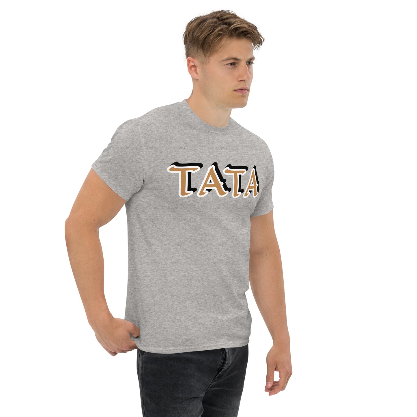 TATA Gold/Black Unisex classic tee