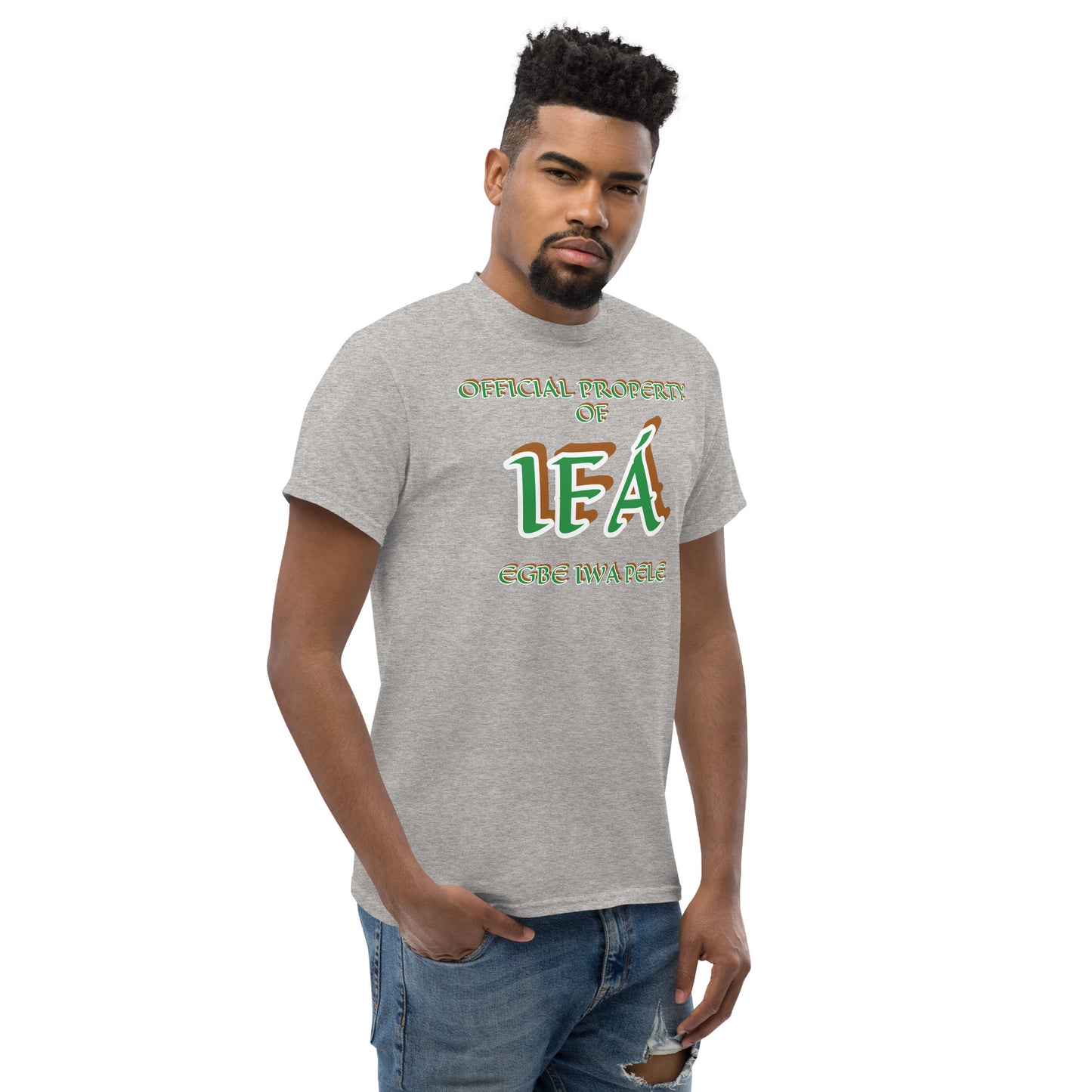 Official Property of Egbe Iwa Pele Àwo Unisex classic tee