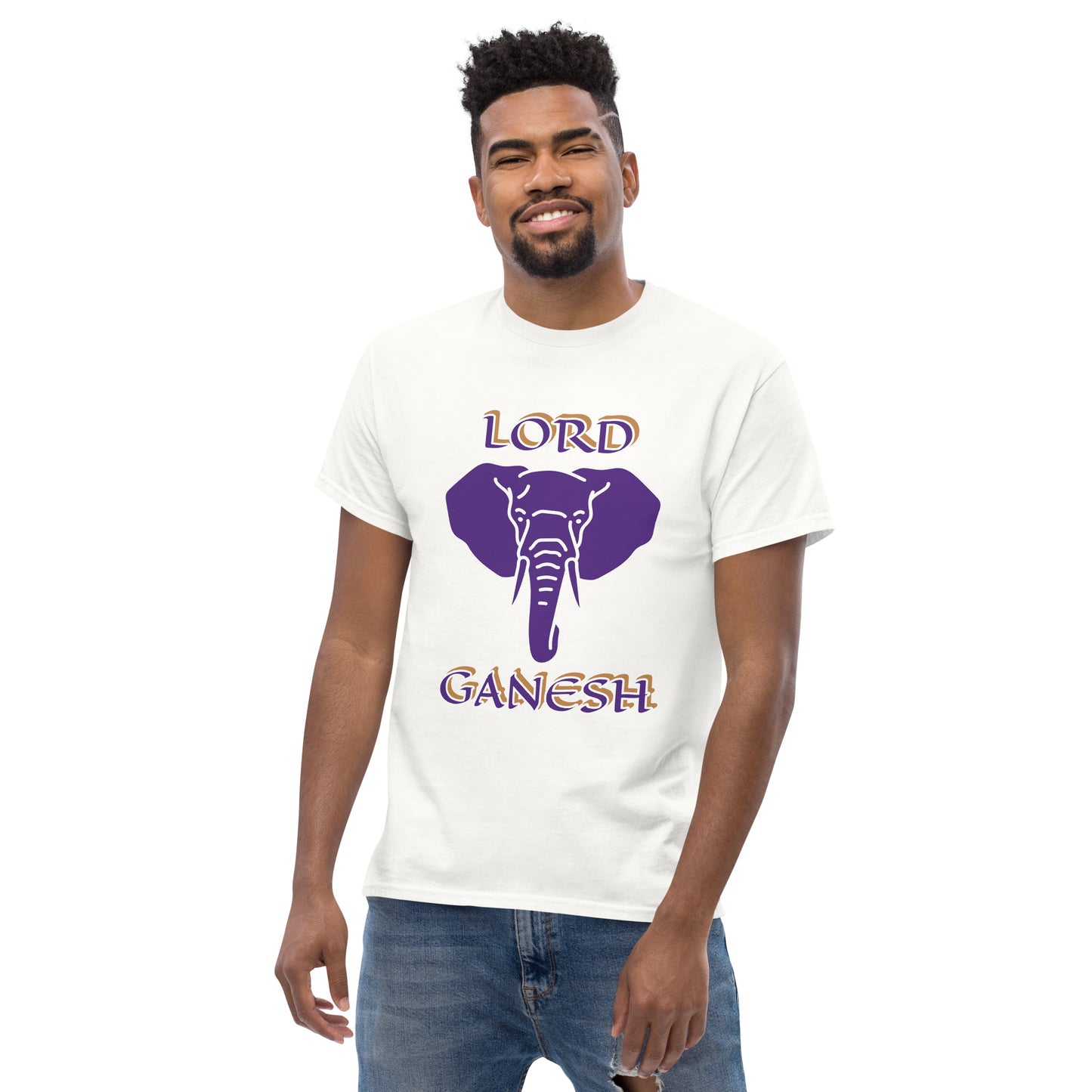 Lord Ganesh Purple Unisex classic tee