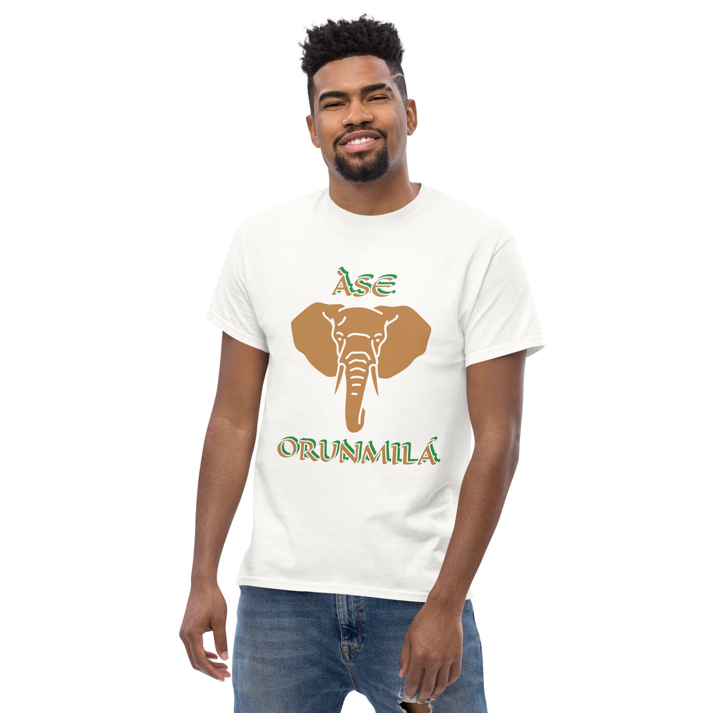 Ase Orunmila Isese reverse Unisex classic tee