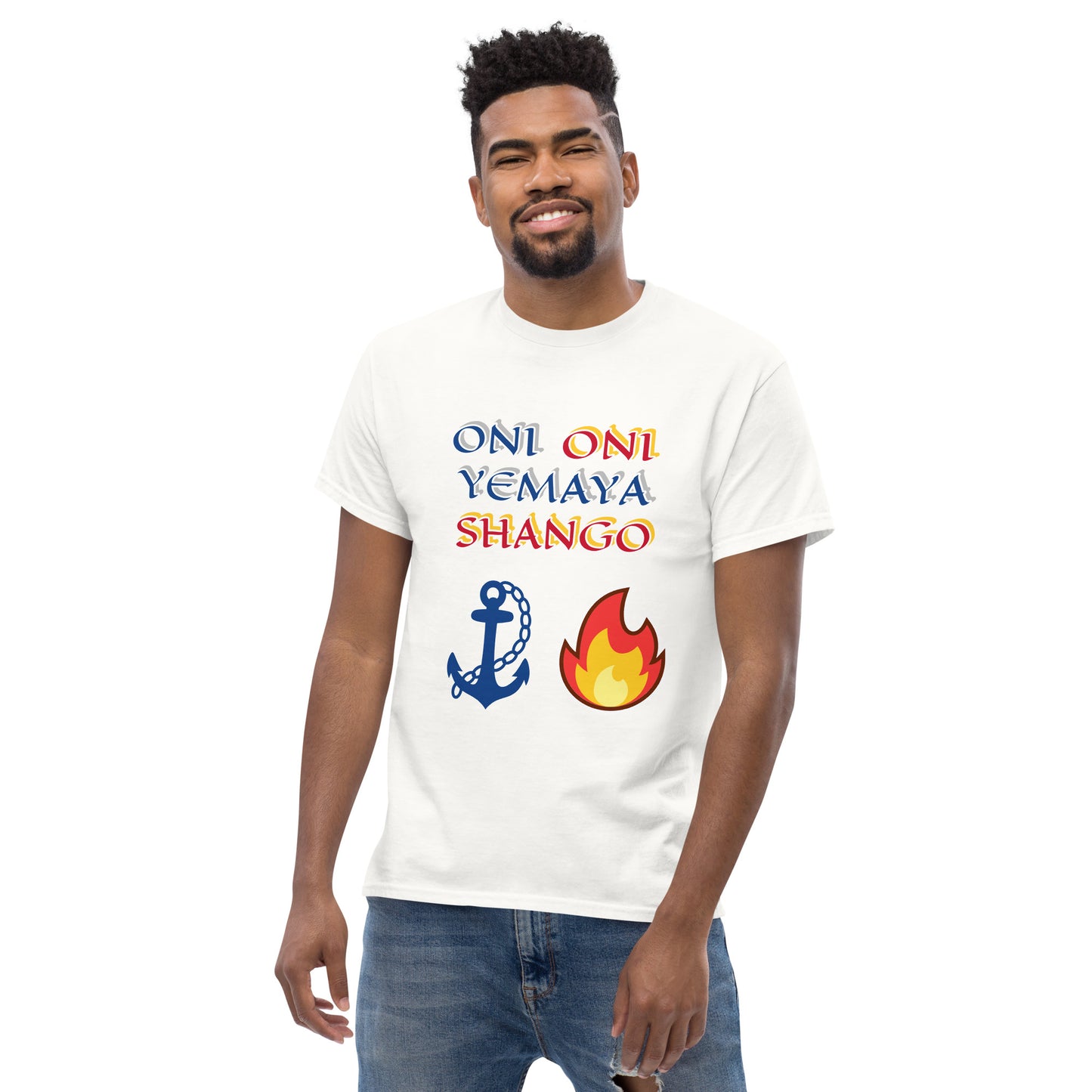 Oni Oni Yemaya/ Shango icon Lucumi Unisex classic tee