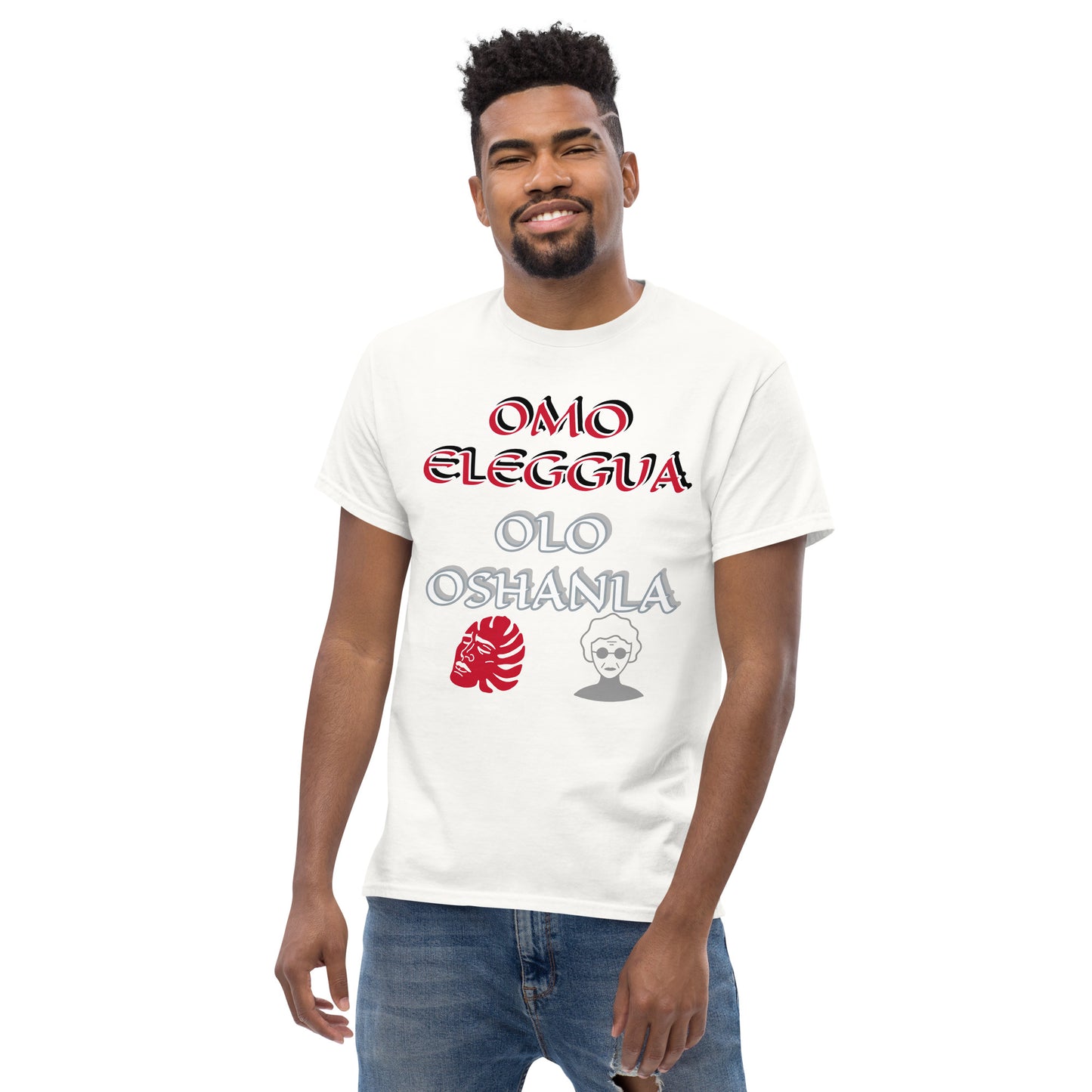 Omo Eleggua Olo OSHANLA icon Lucumi Unisex classic tee