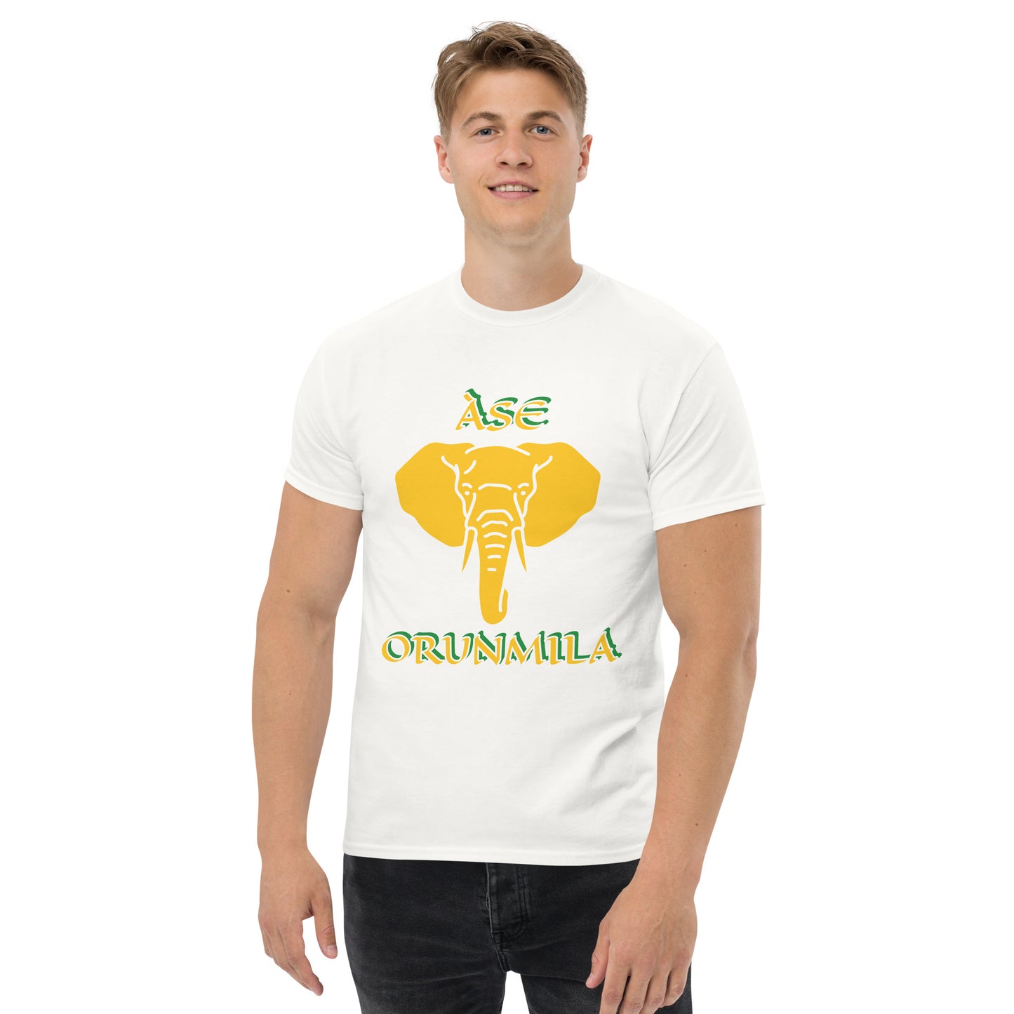 Ase Orunmila Lucumi Reverse Unisex classic tee